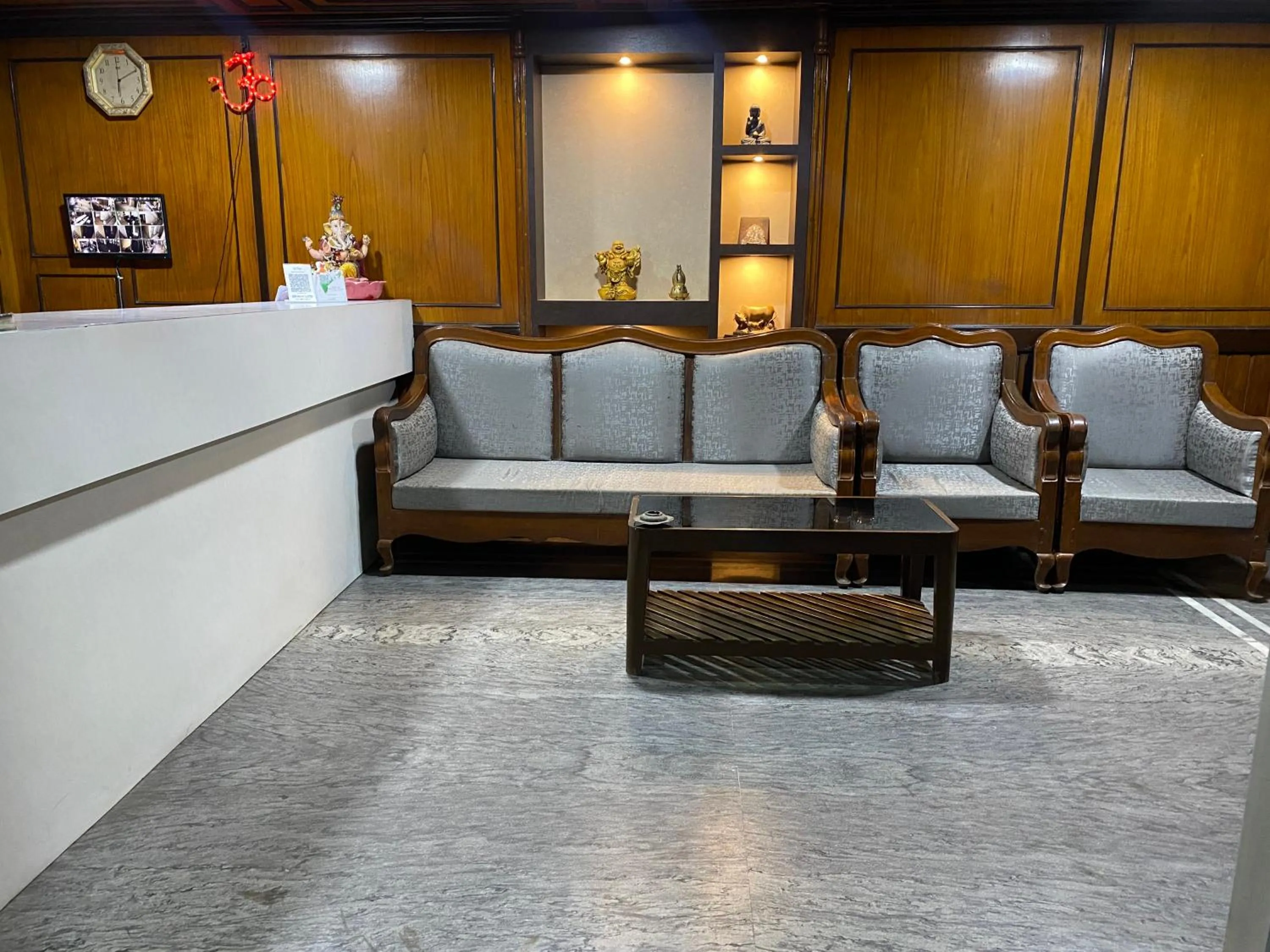Lobby or reception in Hotel Mayur