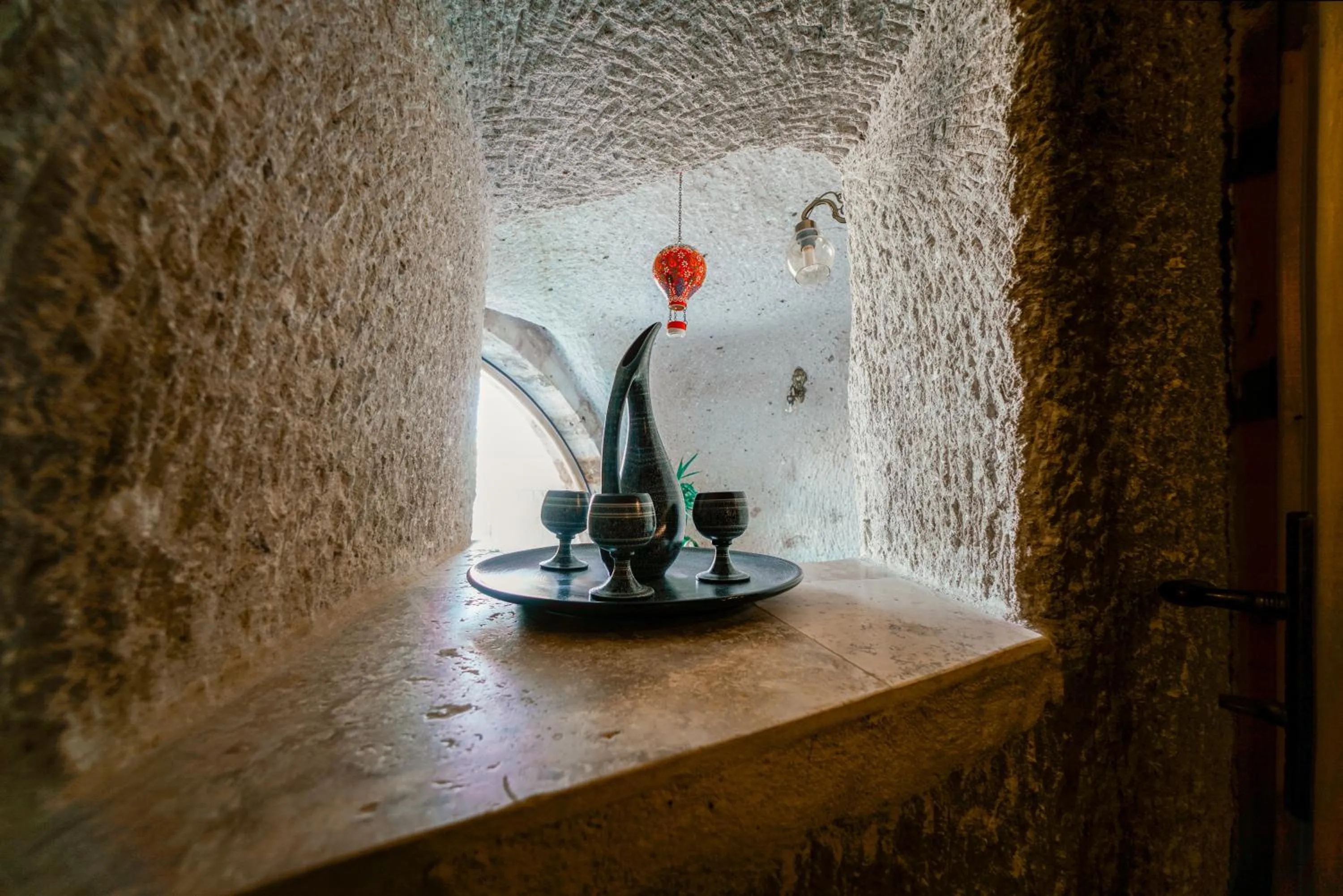 Decorative detail in Caverna Hotel Premium Caves