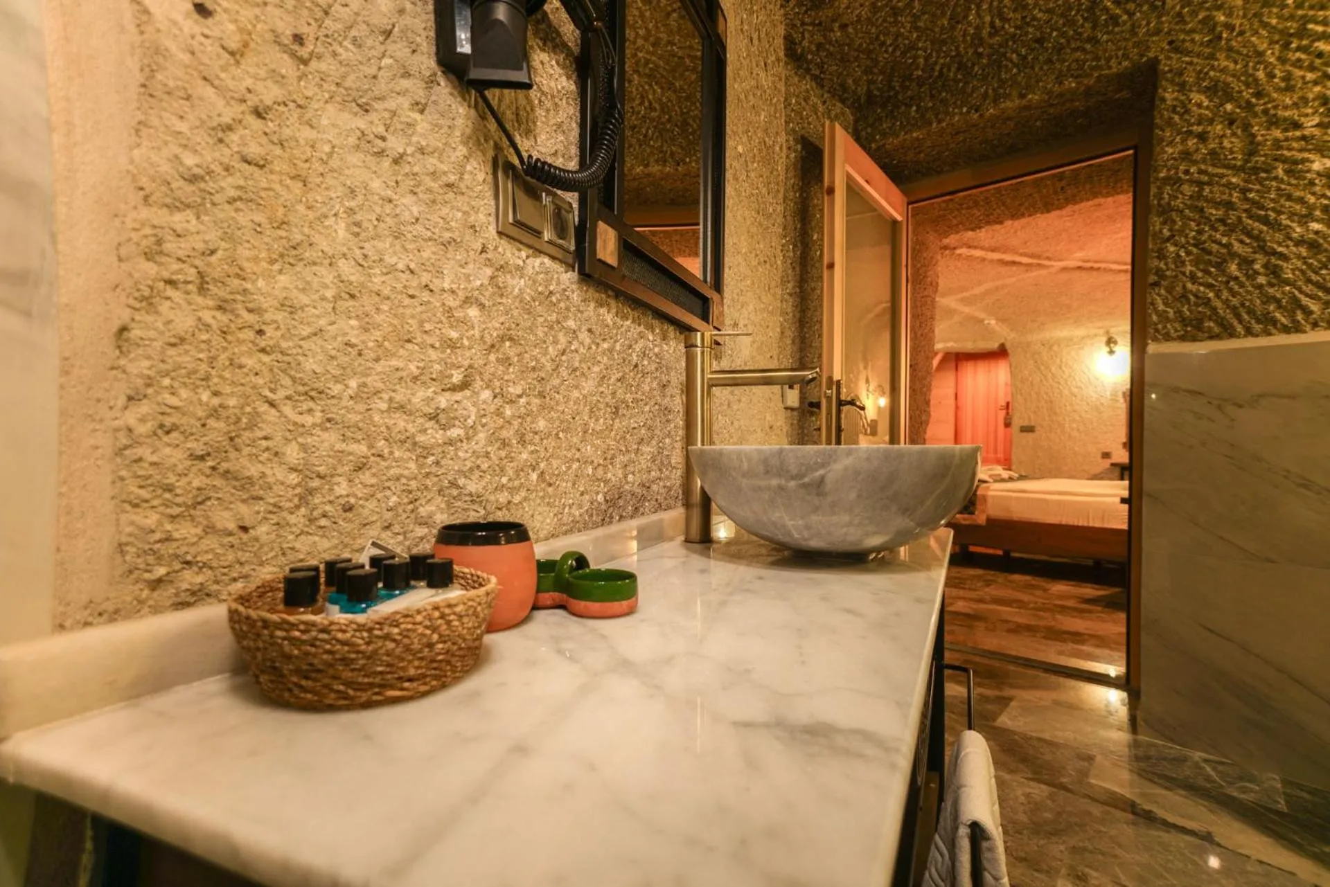 Bathroom in Caverna Hotel Premium Caves