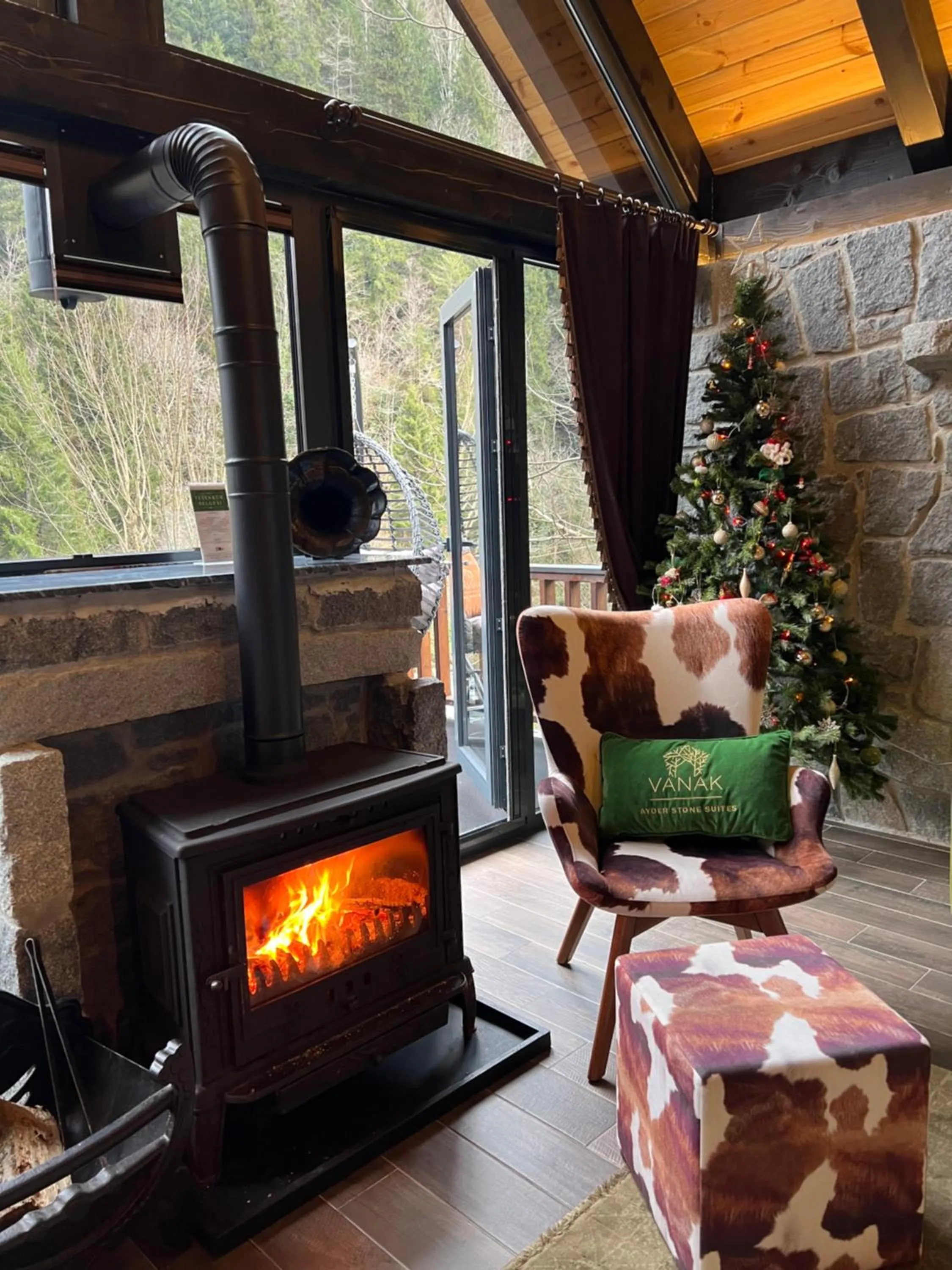 Living room in AYDER VANAK STONE SUİTES