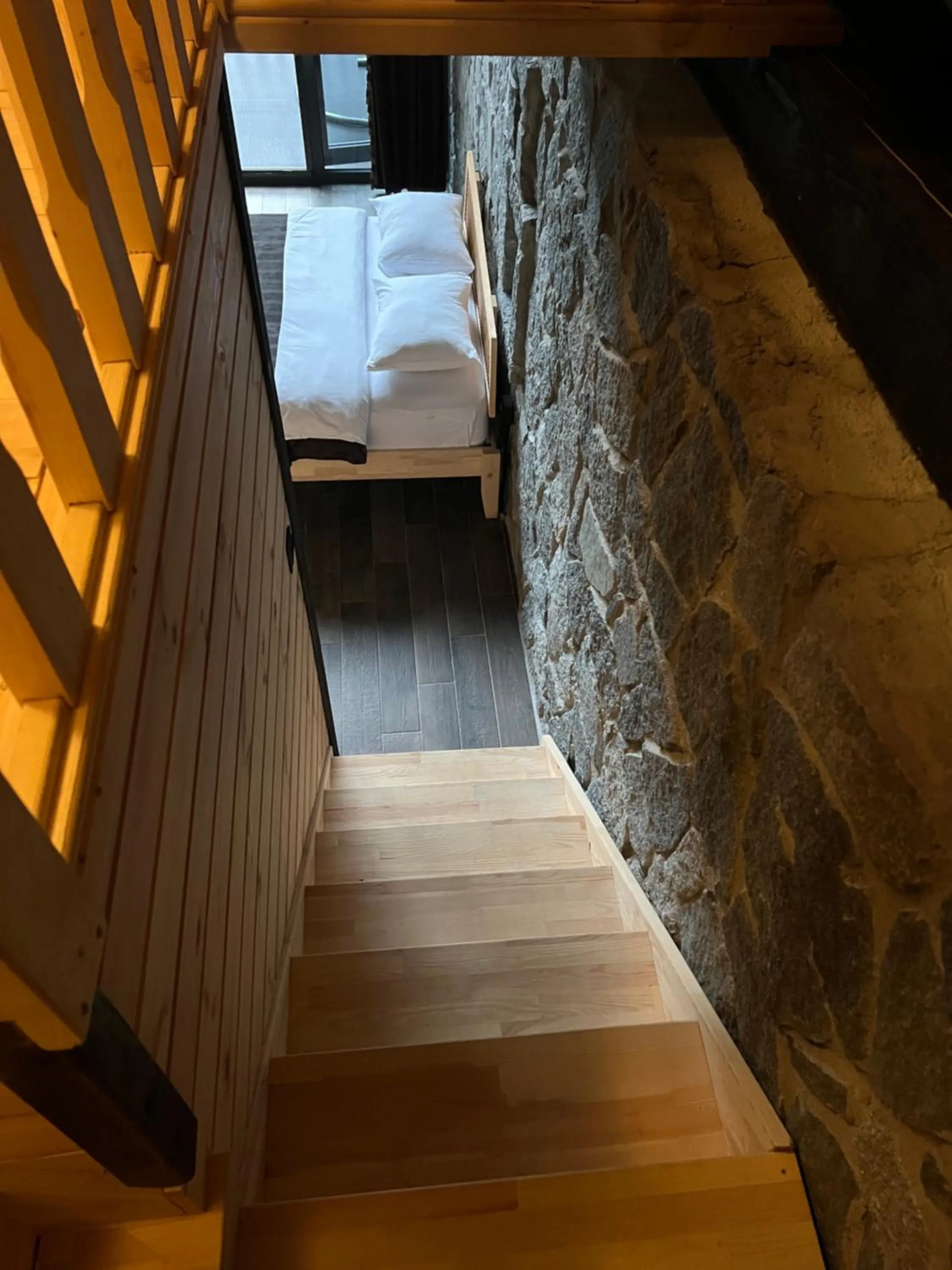 Bed in AYDER VANAK STONE SUİTES