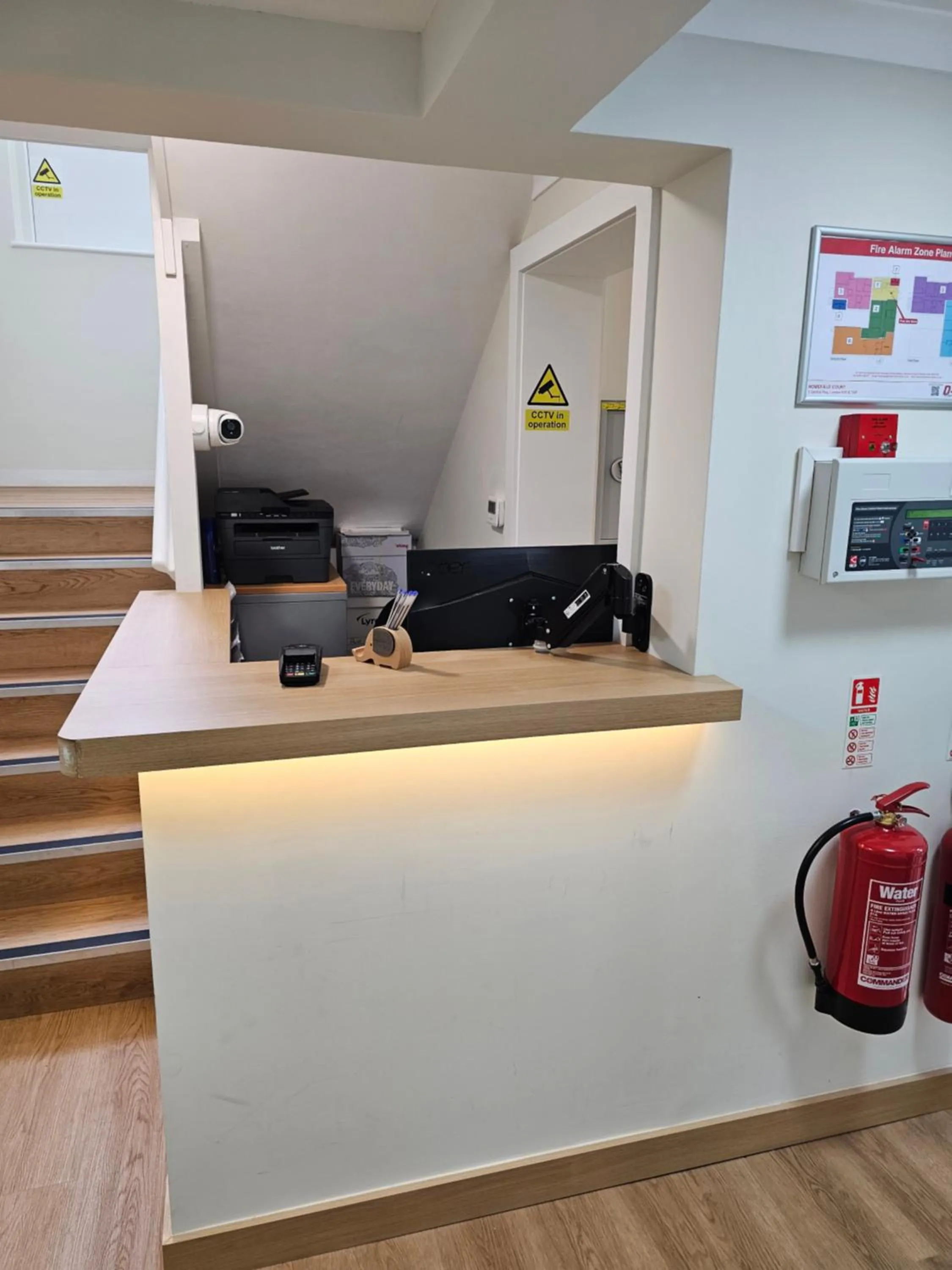 Lobby or reception in Homefield Lodge