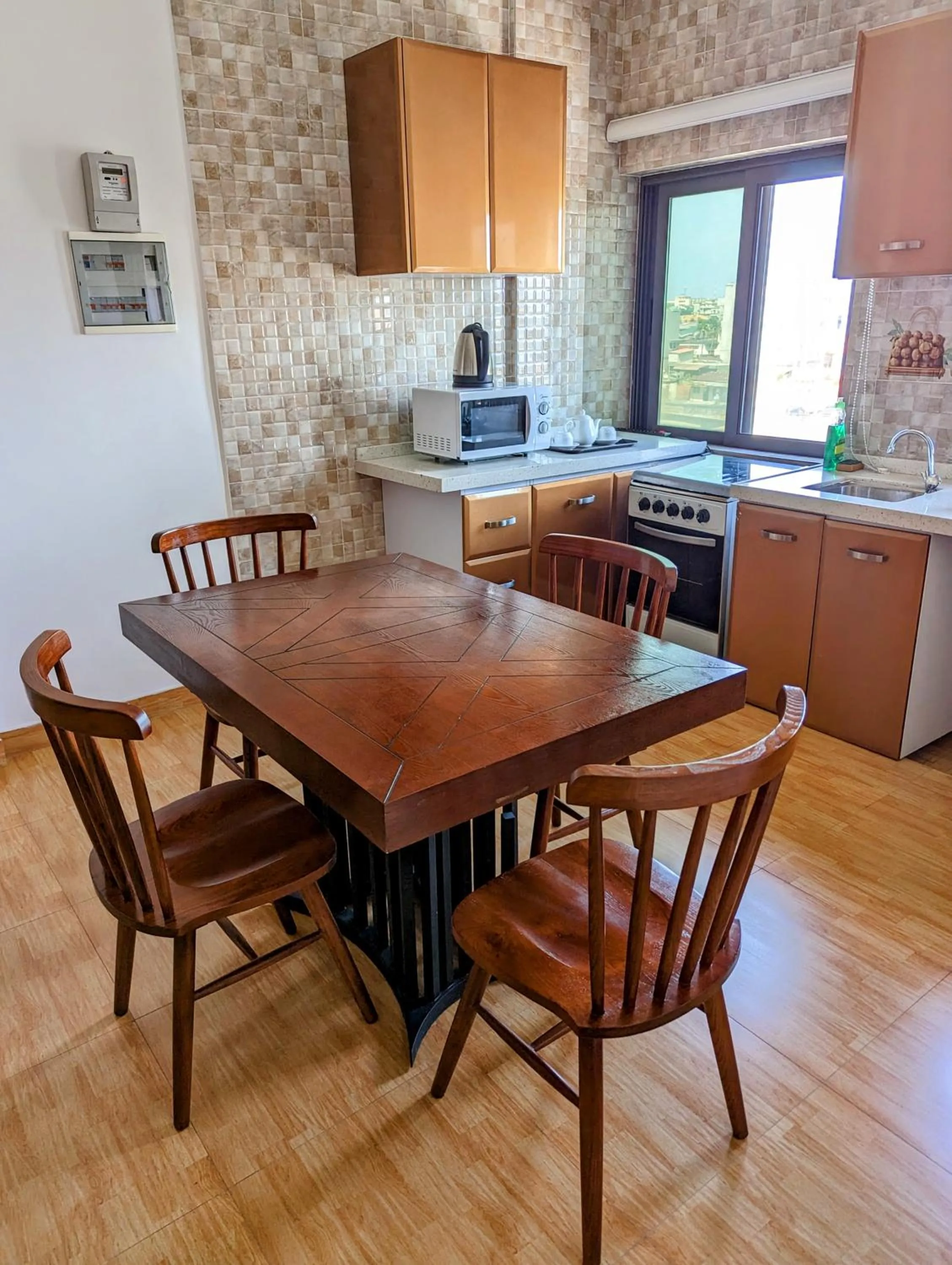 Coffee/tea facilities in Les Ombrelles Appart'Hotel