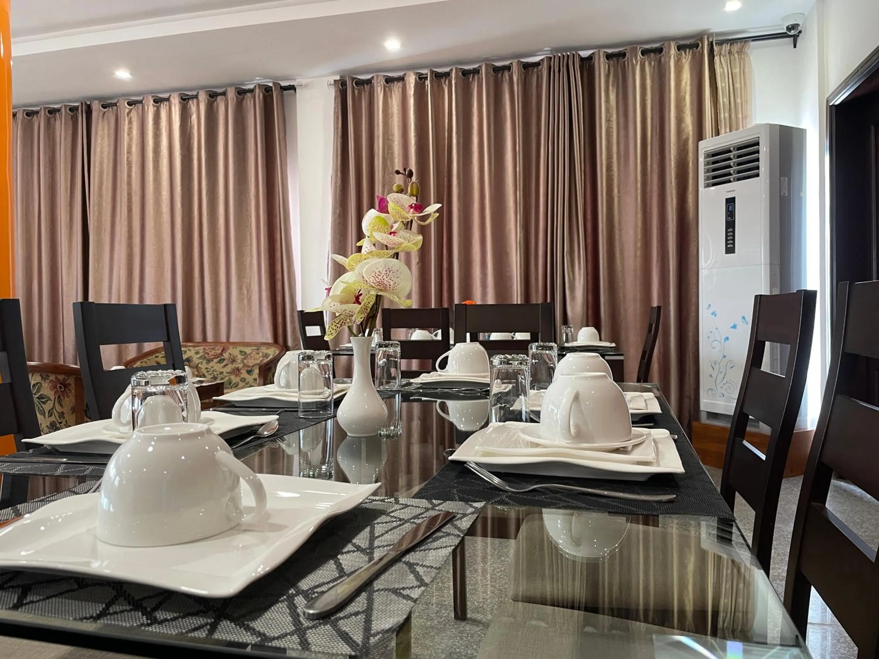 Living room in Les Ombrelles Appart'Hotel