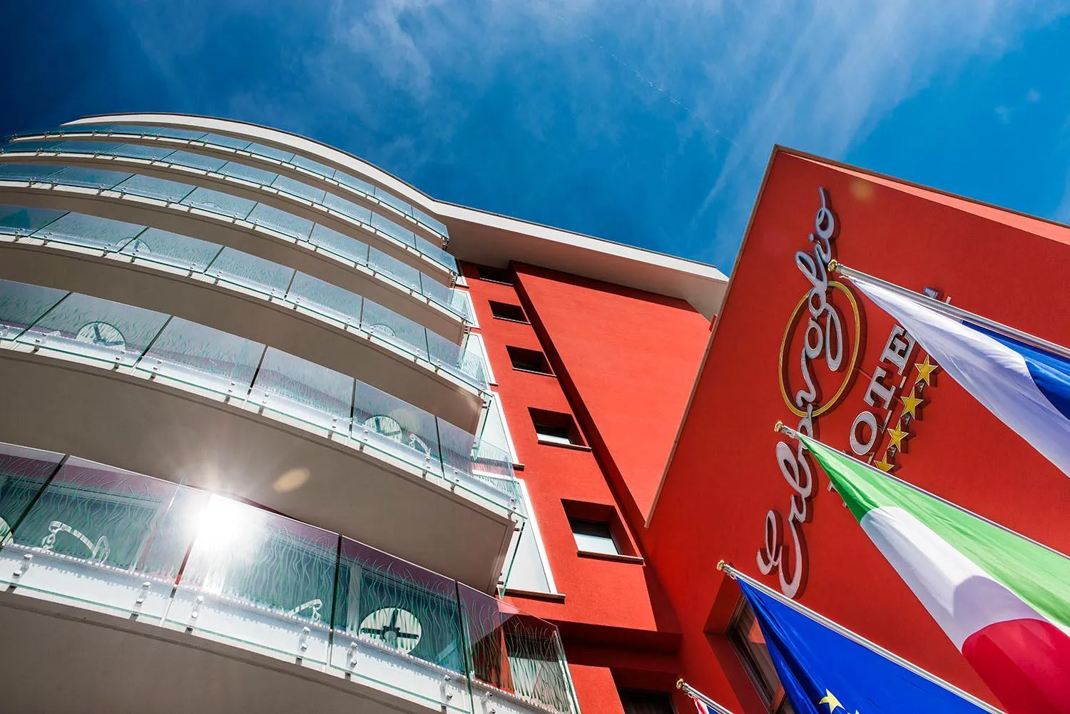 Facade/entrance in Erbavoglio Hotel