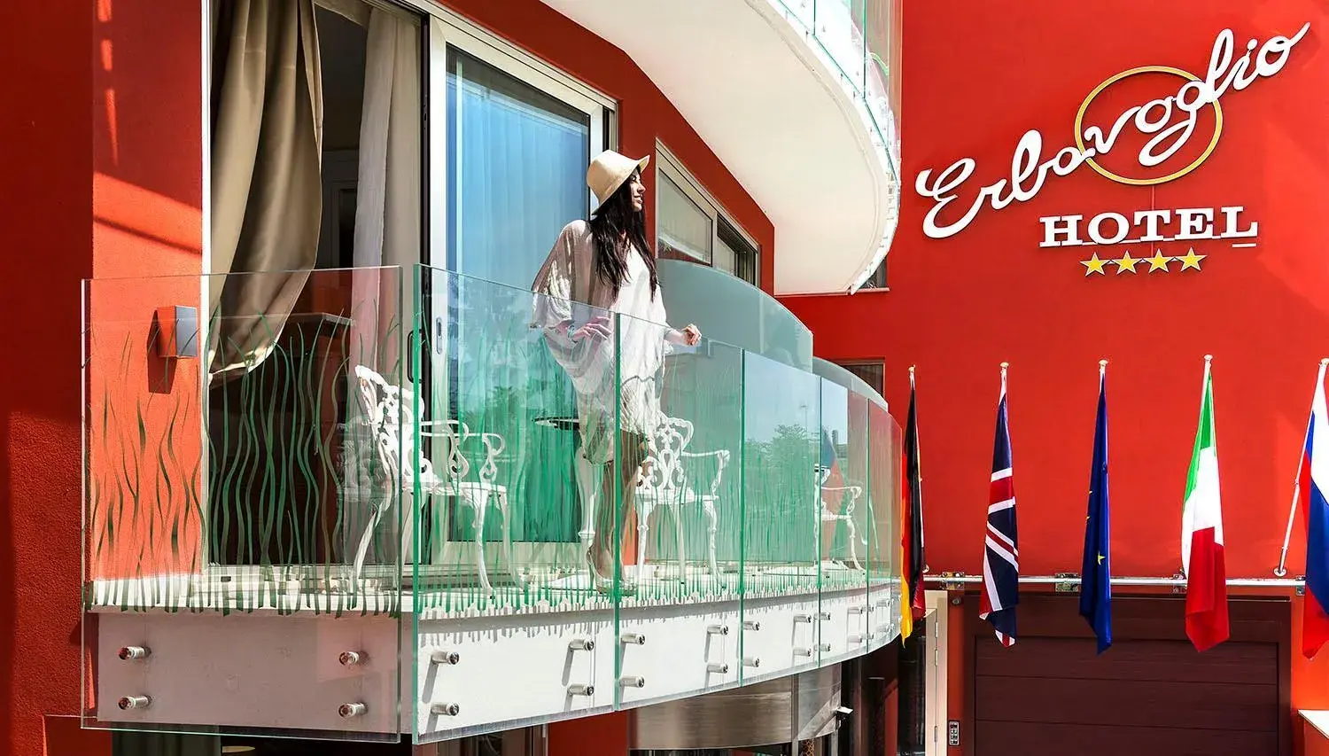 Facade/entrance in Erbavoglio Hotel Facade/entrance in Erbavoglio Hotel