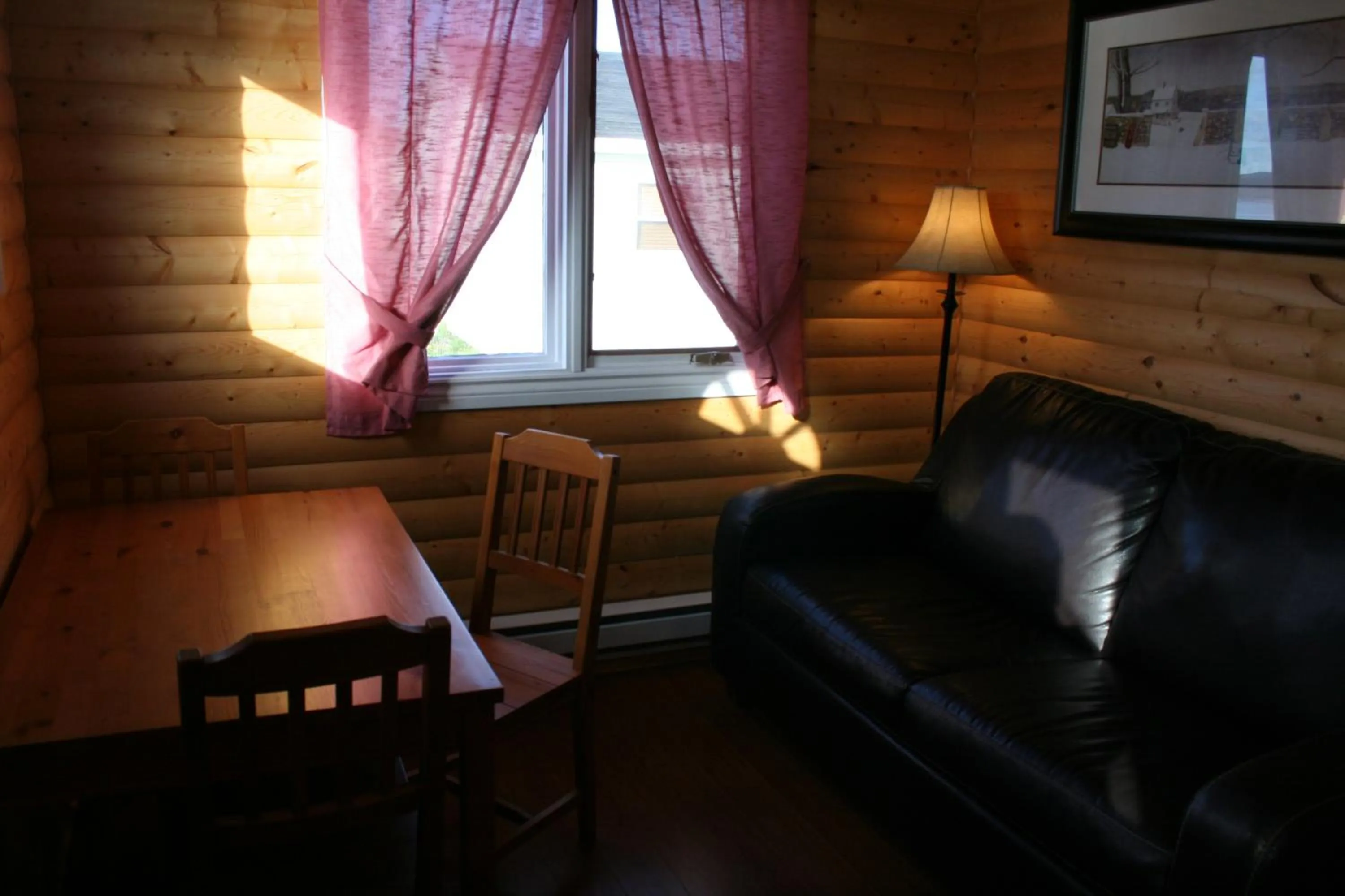 Living room in Burnt Cape Cabins