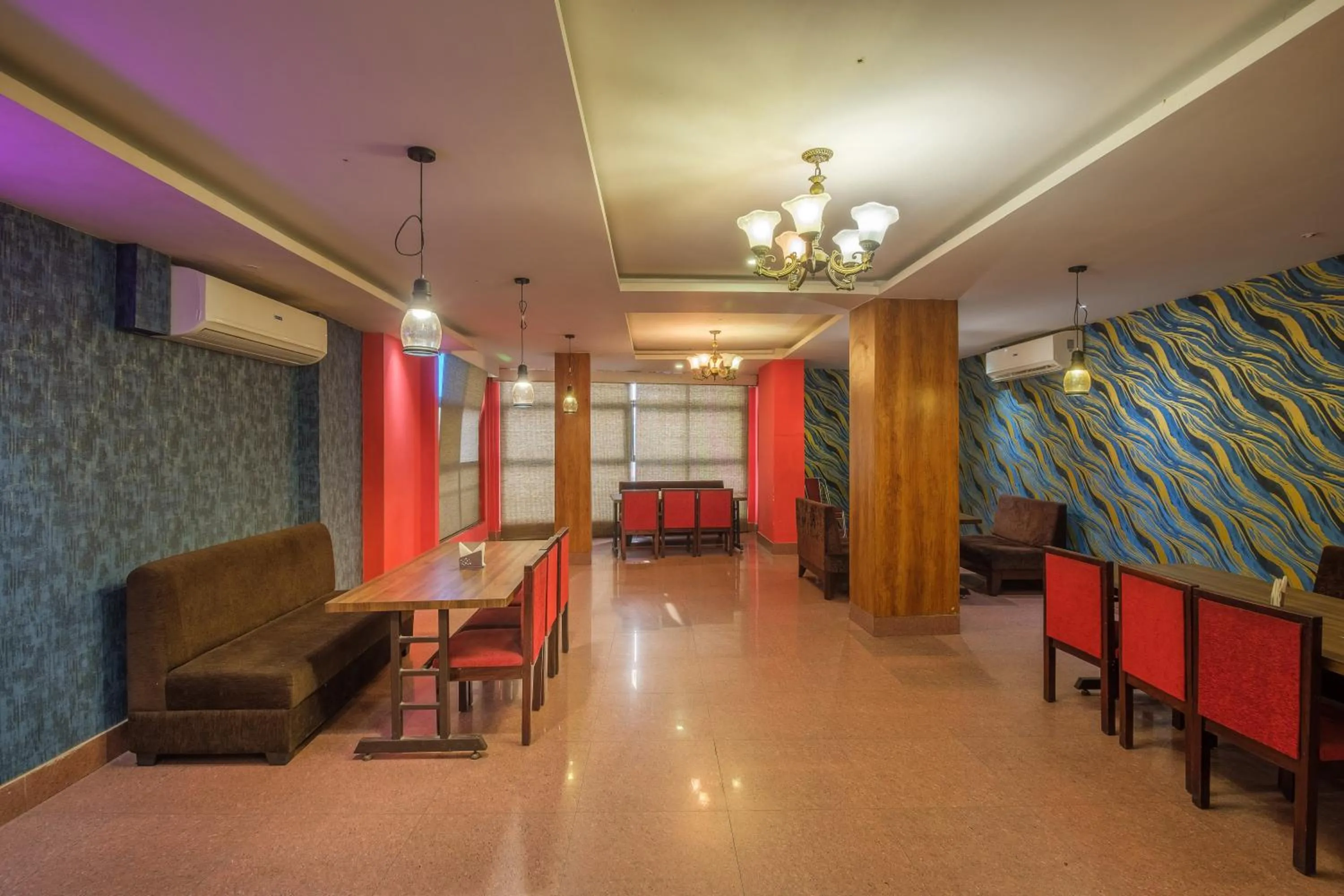 Dining area in Parnil Palace