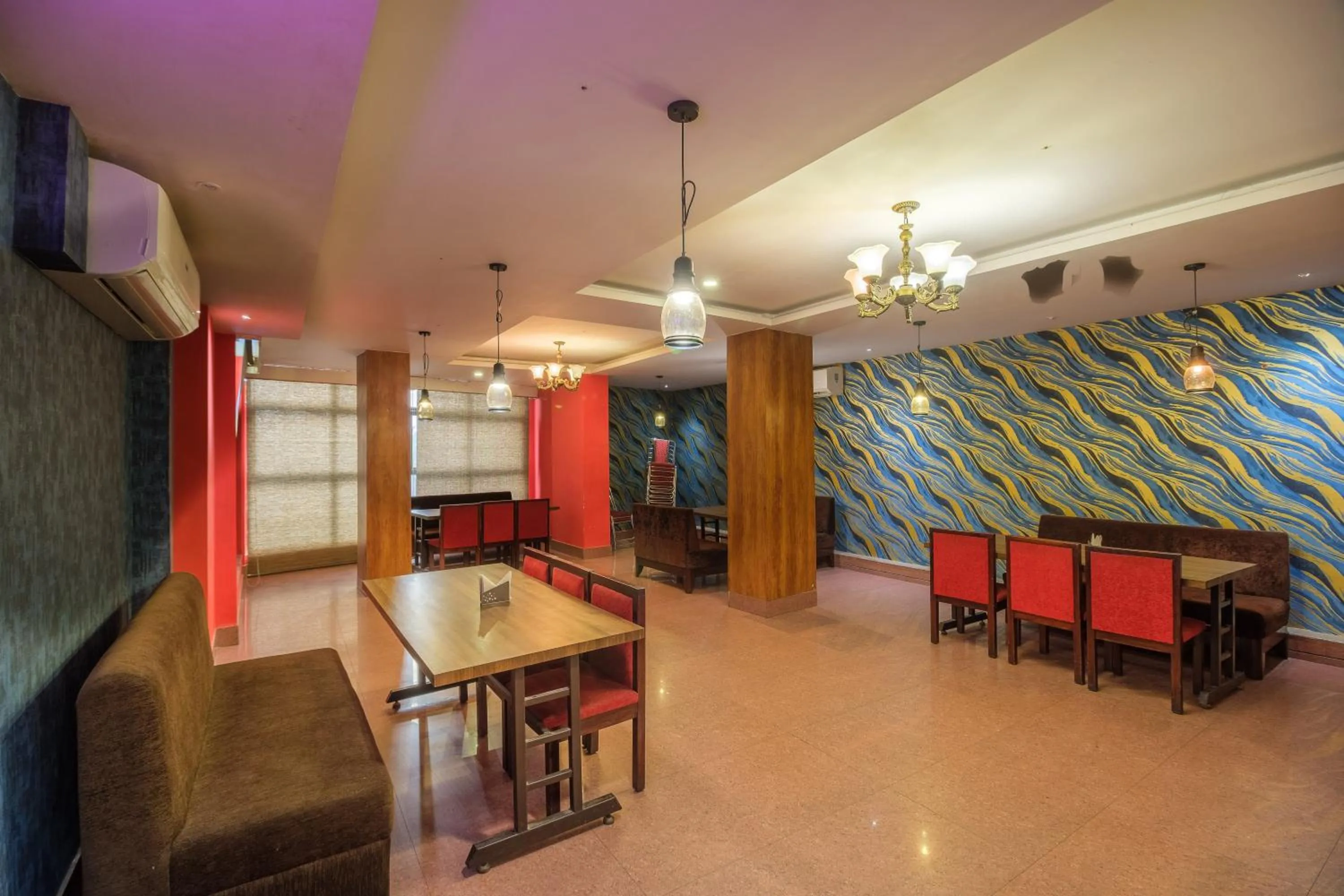 Dining area in Parnil Palace
