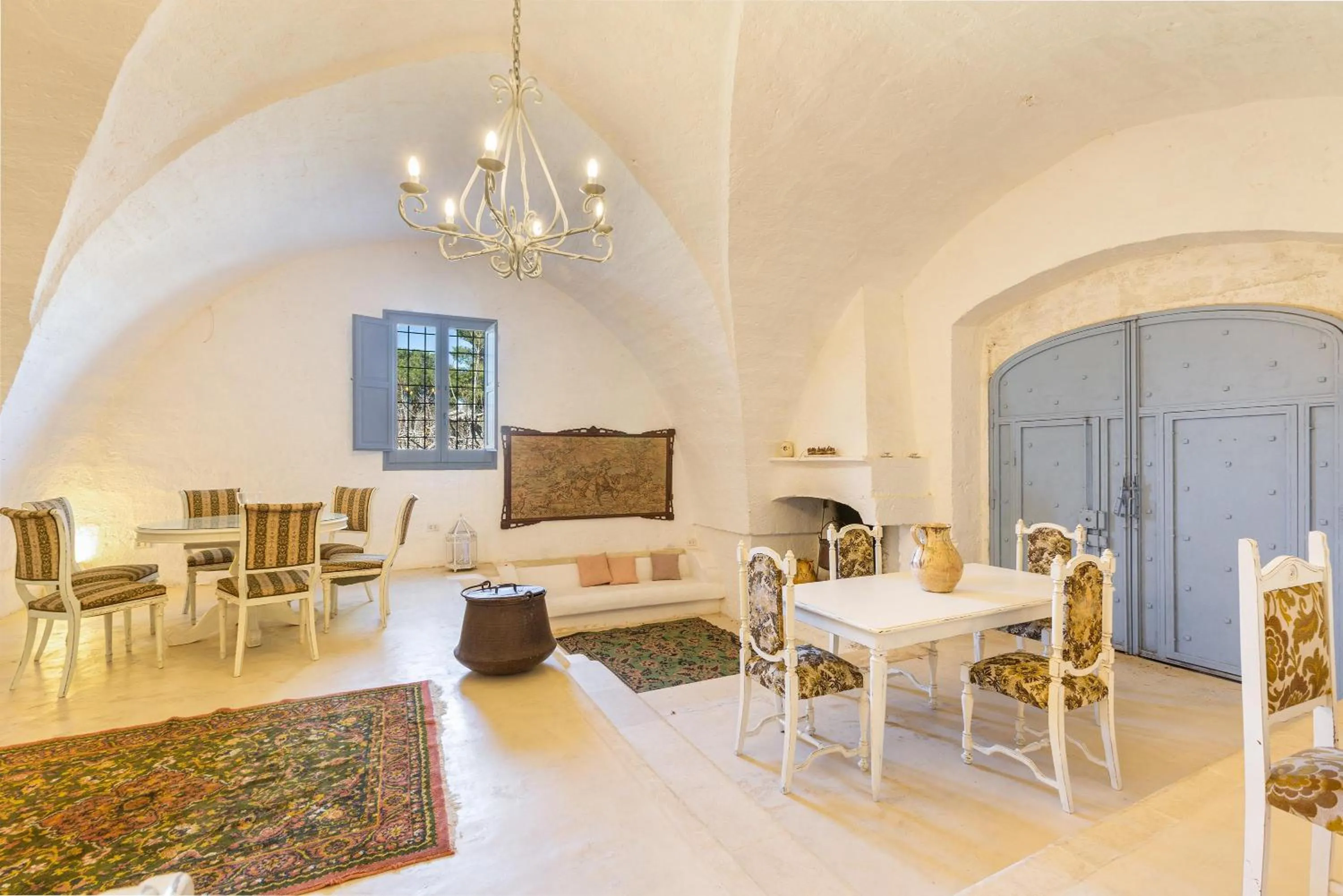 Living room in Masseria Pepe