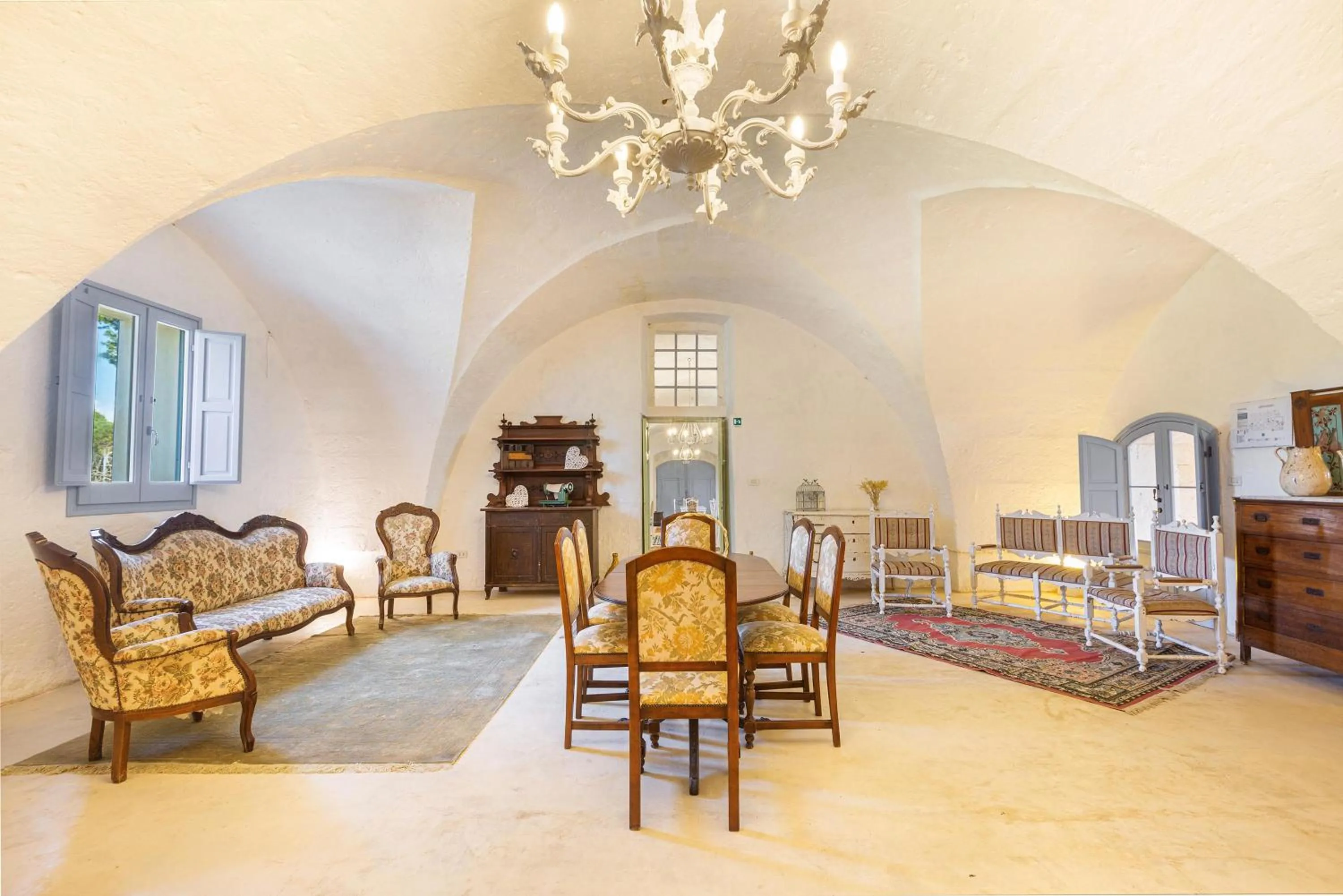 Living room in Masseria Pepe