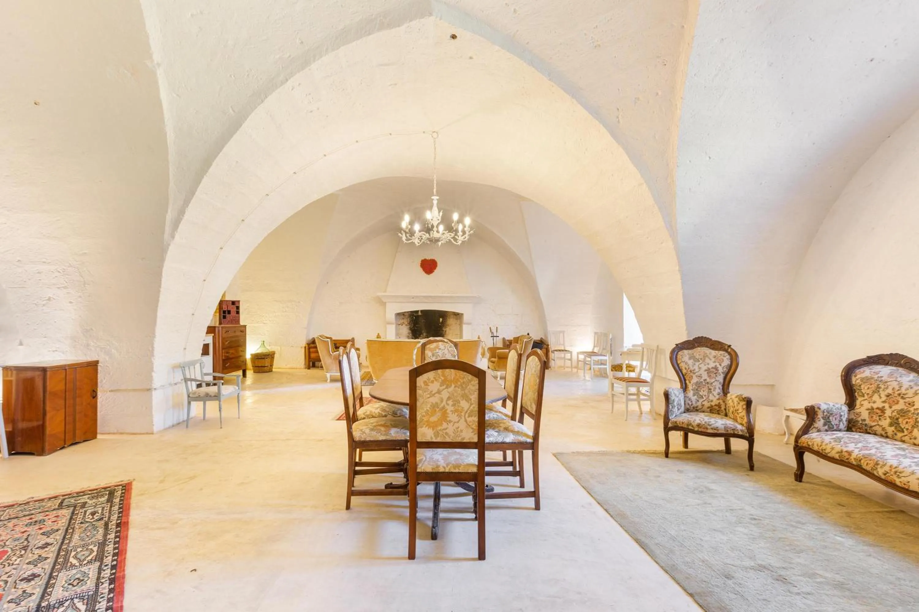 Living room in Masseria Pepe