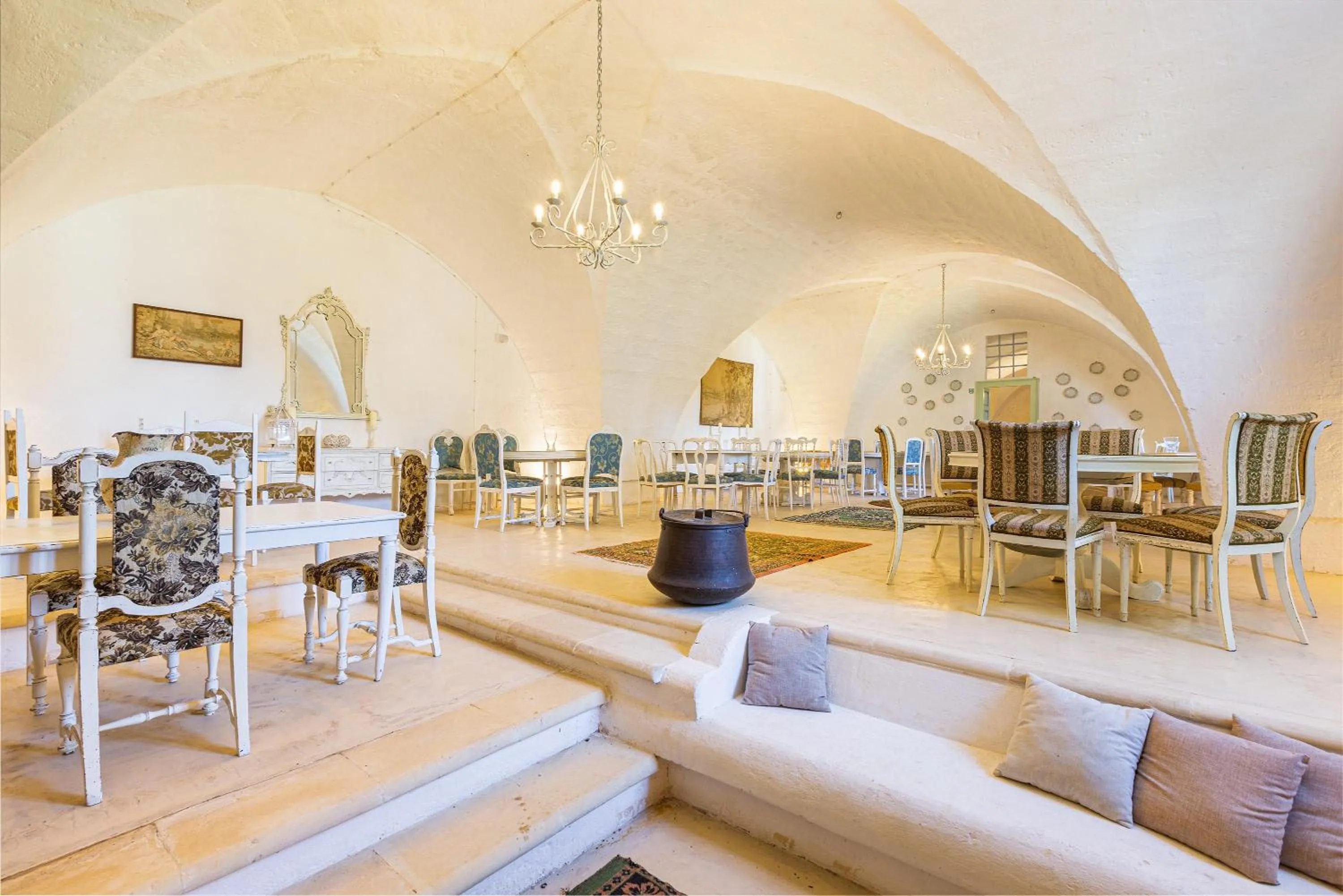 Living room in Masseria Pepe