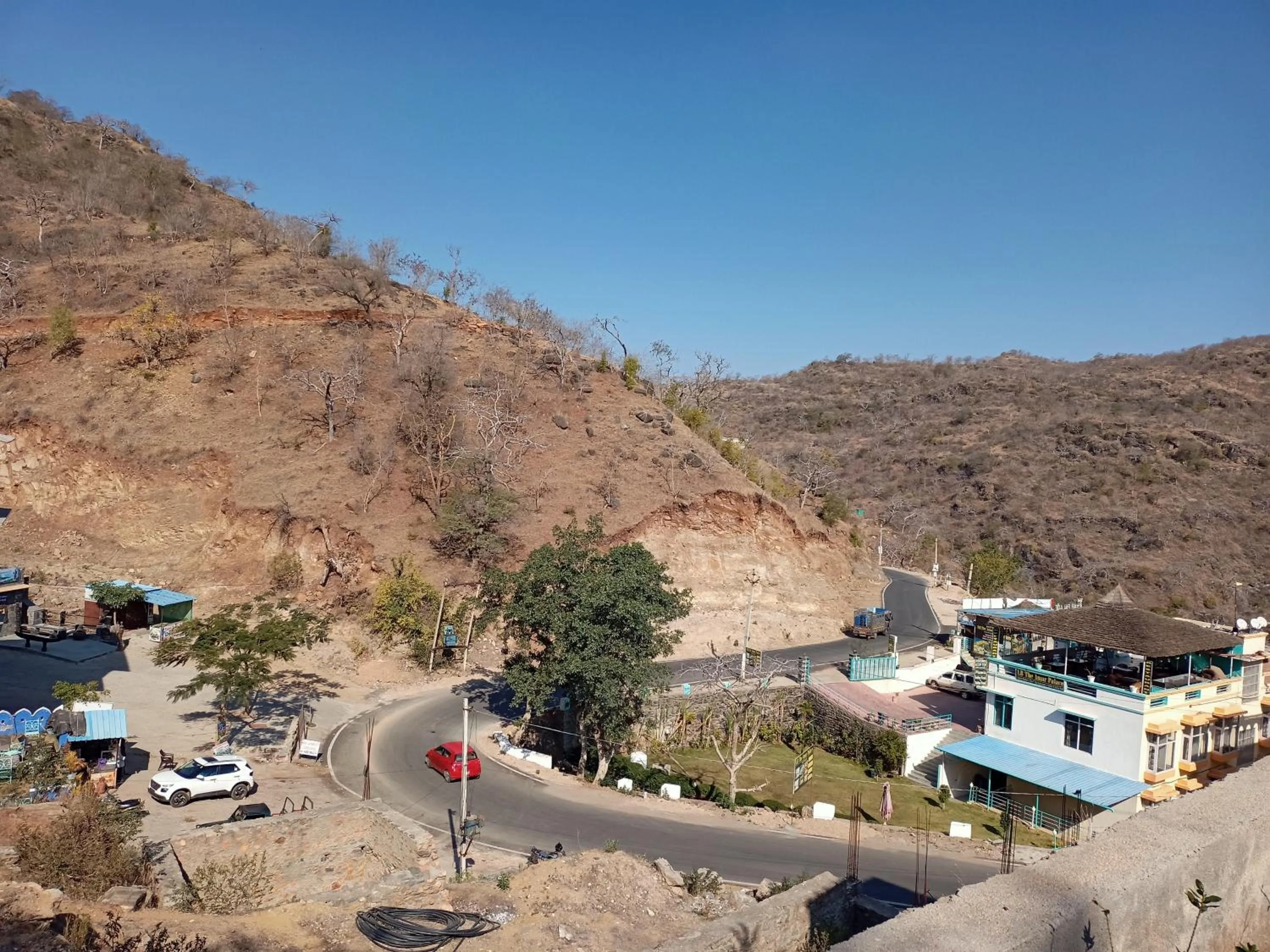 Mountain view in Jaigarh Palace Kumbhalgarh