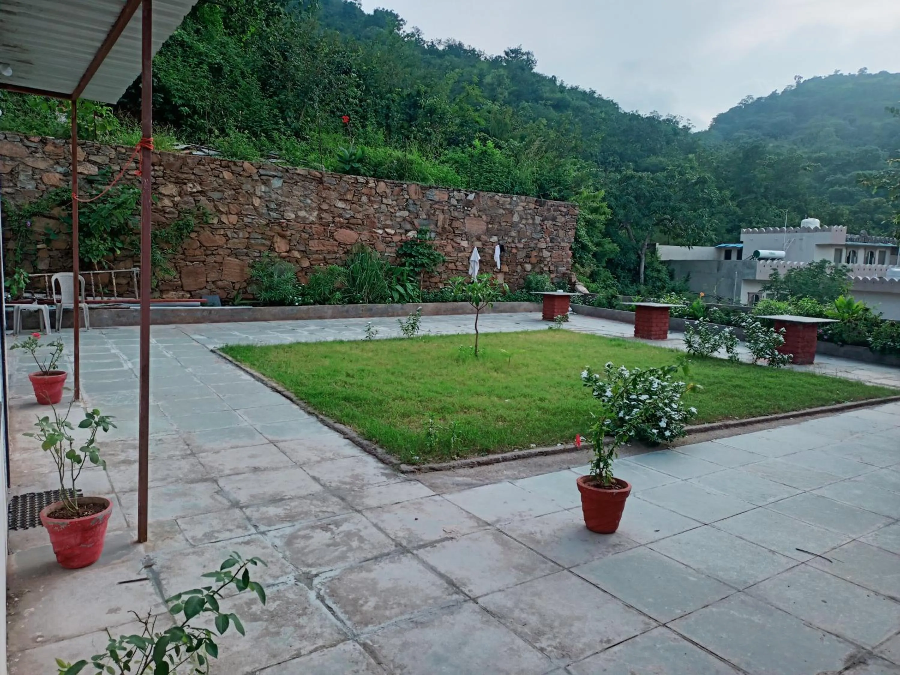 Garden view in Jaigarh Palace Kumbhalgarh