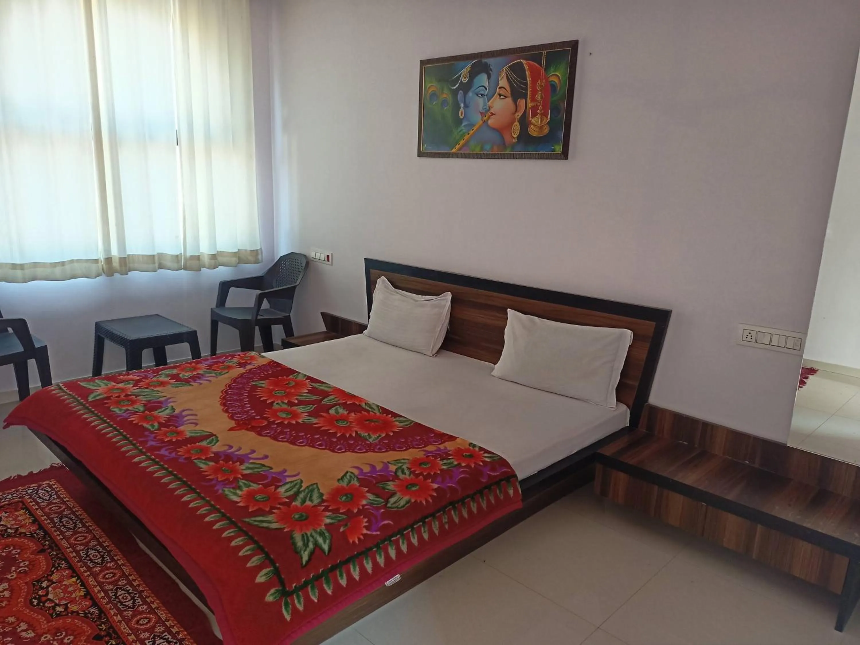 Bedroom, Bed in Jaigarh Palace Kumbhalgarh