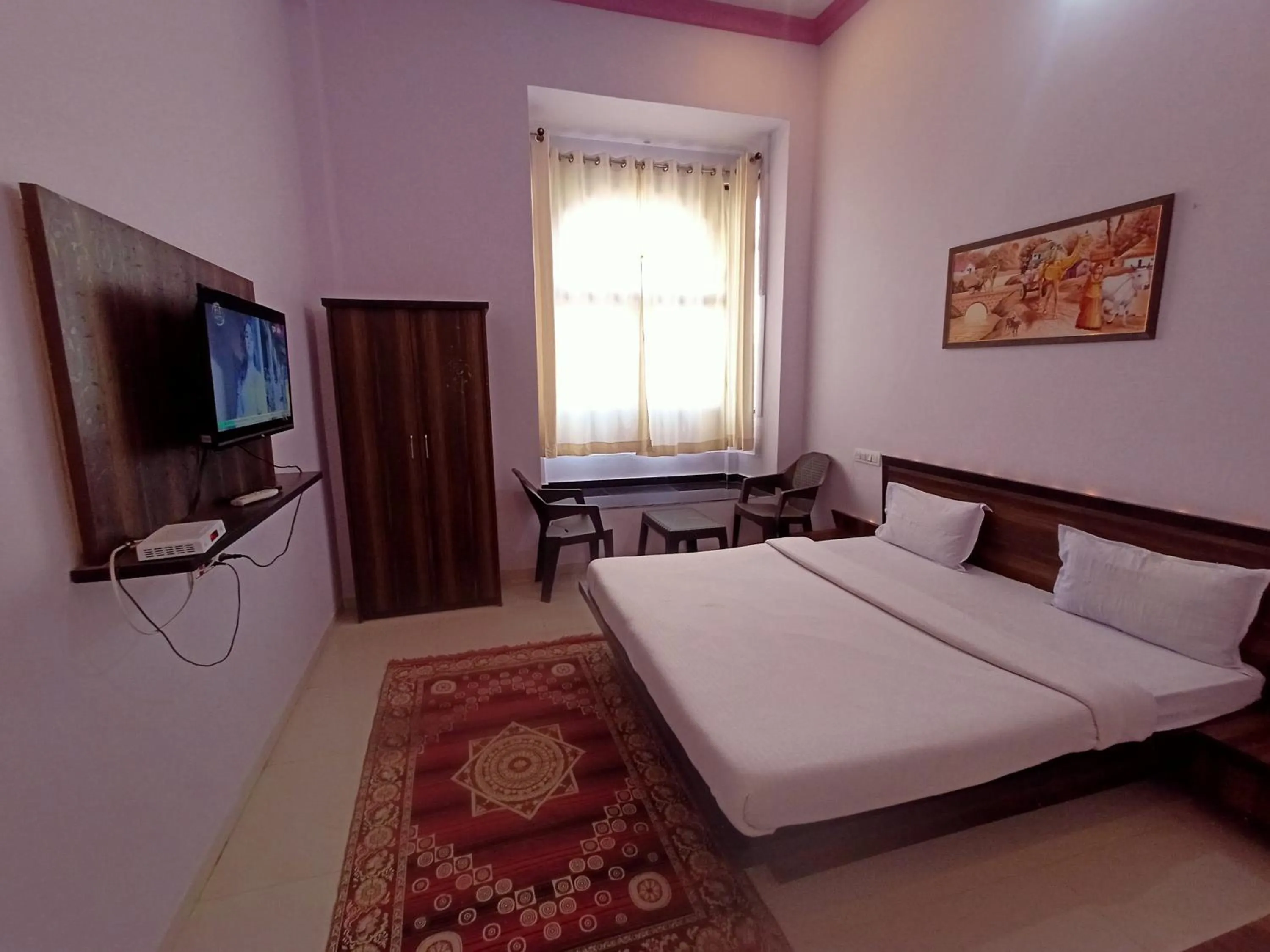 Bed in Jaigarh Palace Kumbhalgarh