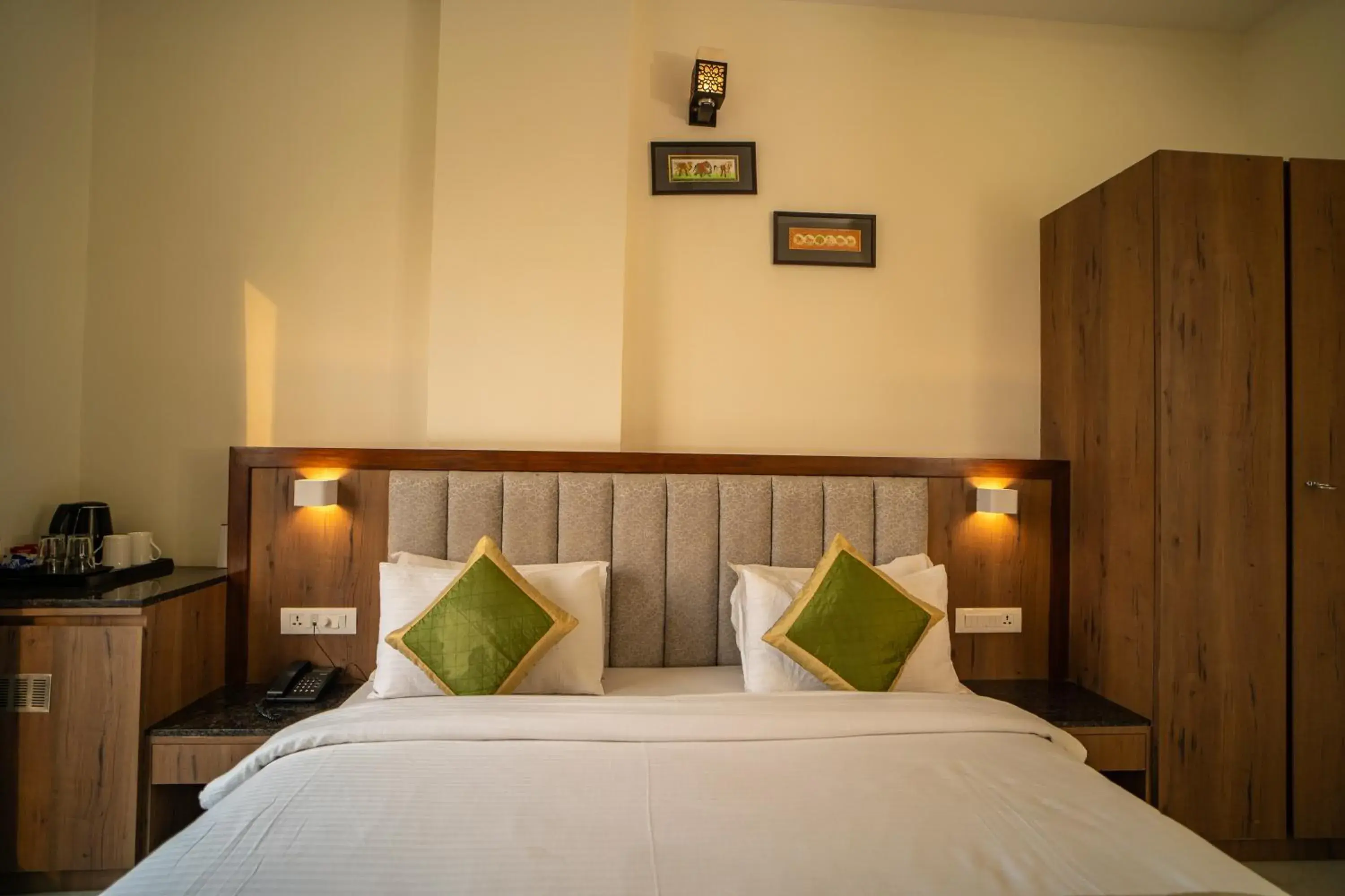 Bed in RABBIT RATNAM -By Udaipur Hotels Bed in RABBIT RATNAM -By Udaipur Hotels