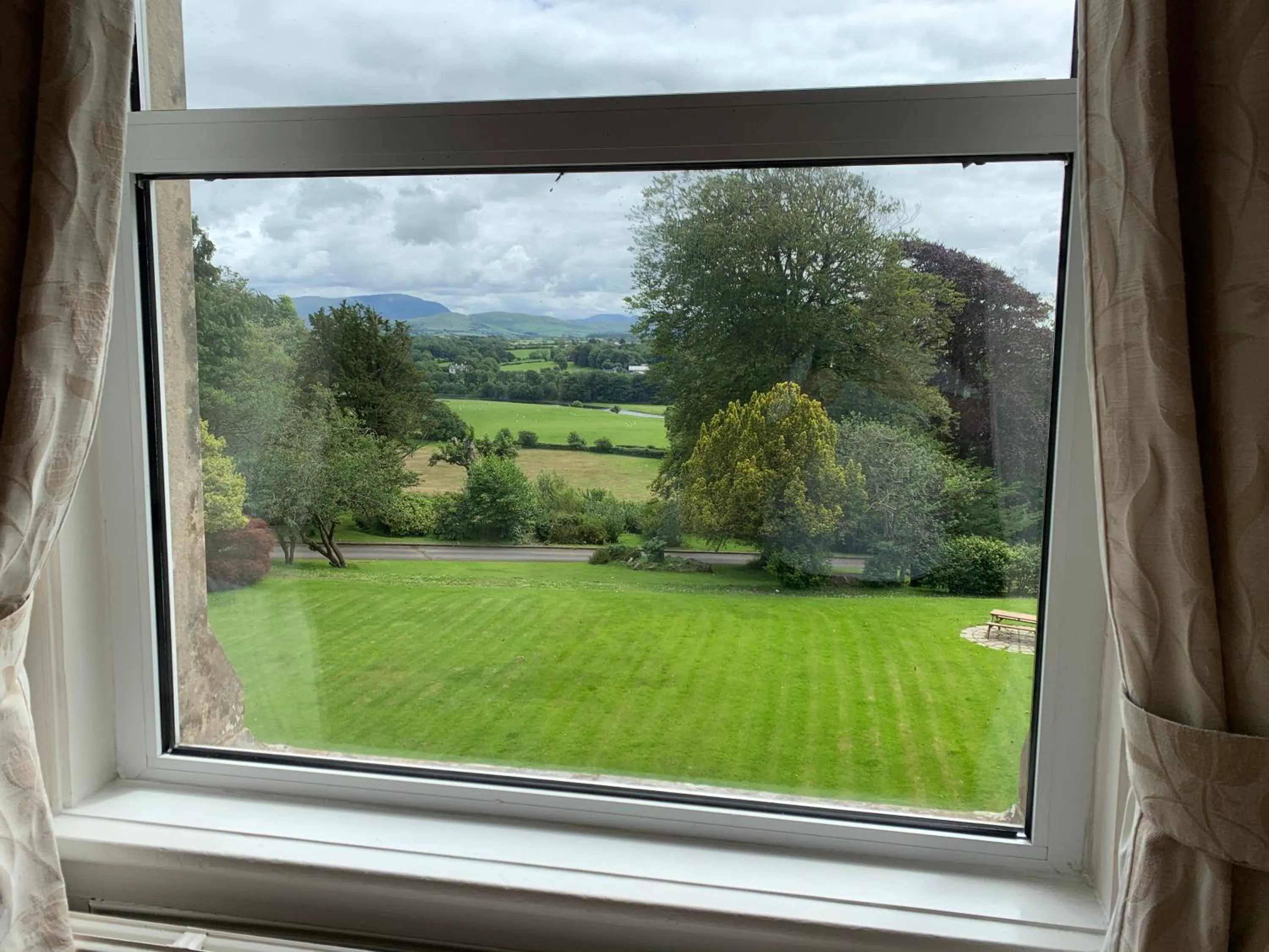Garden view in Broughton Craggs Hotel