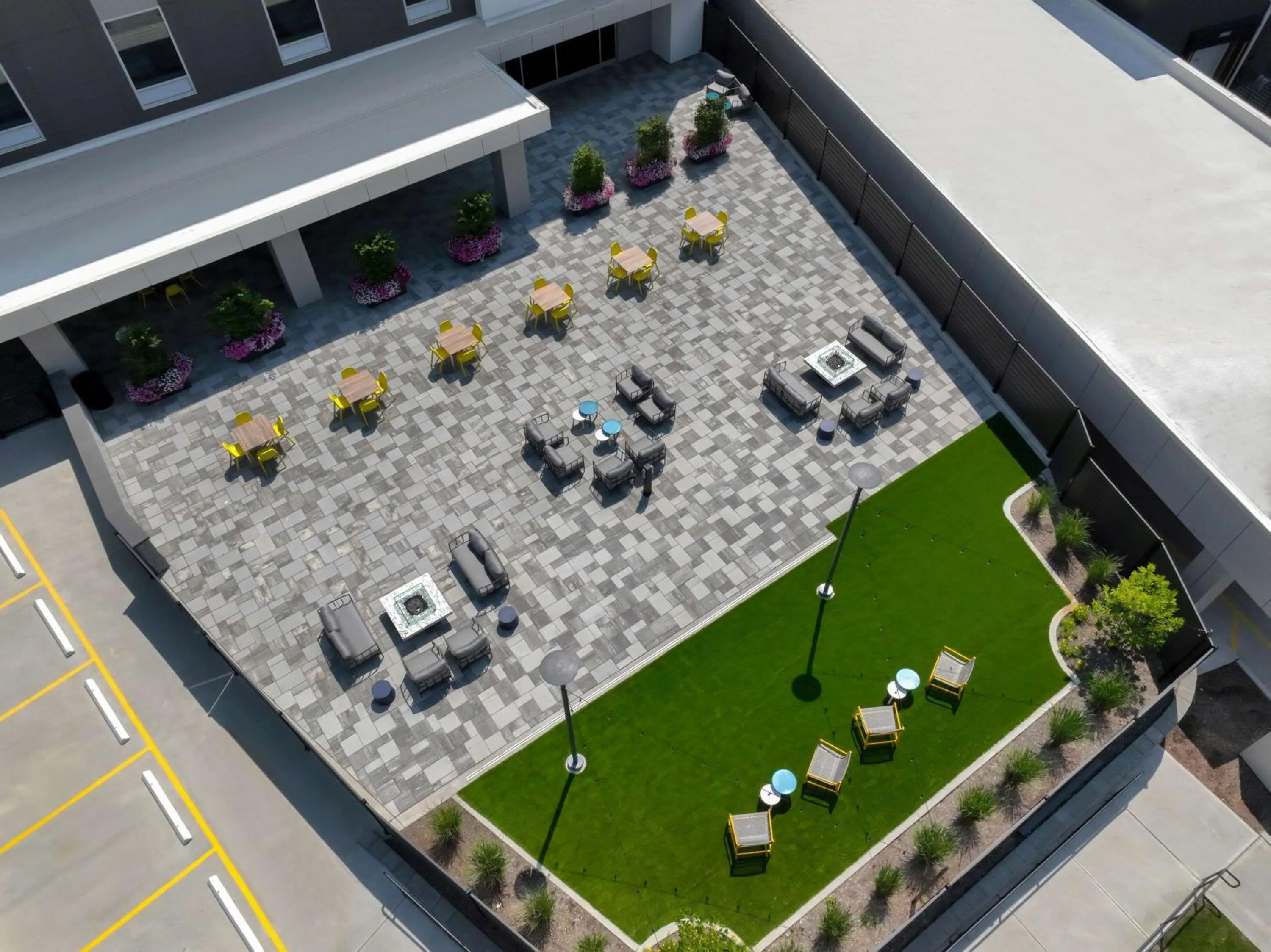 Patio in Home2 Suites By Hilton Bristol