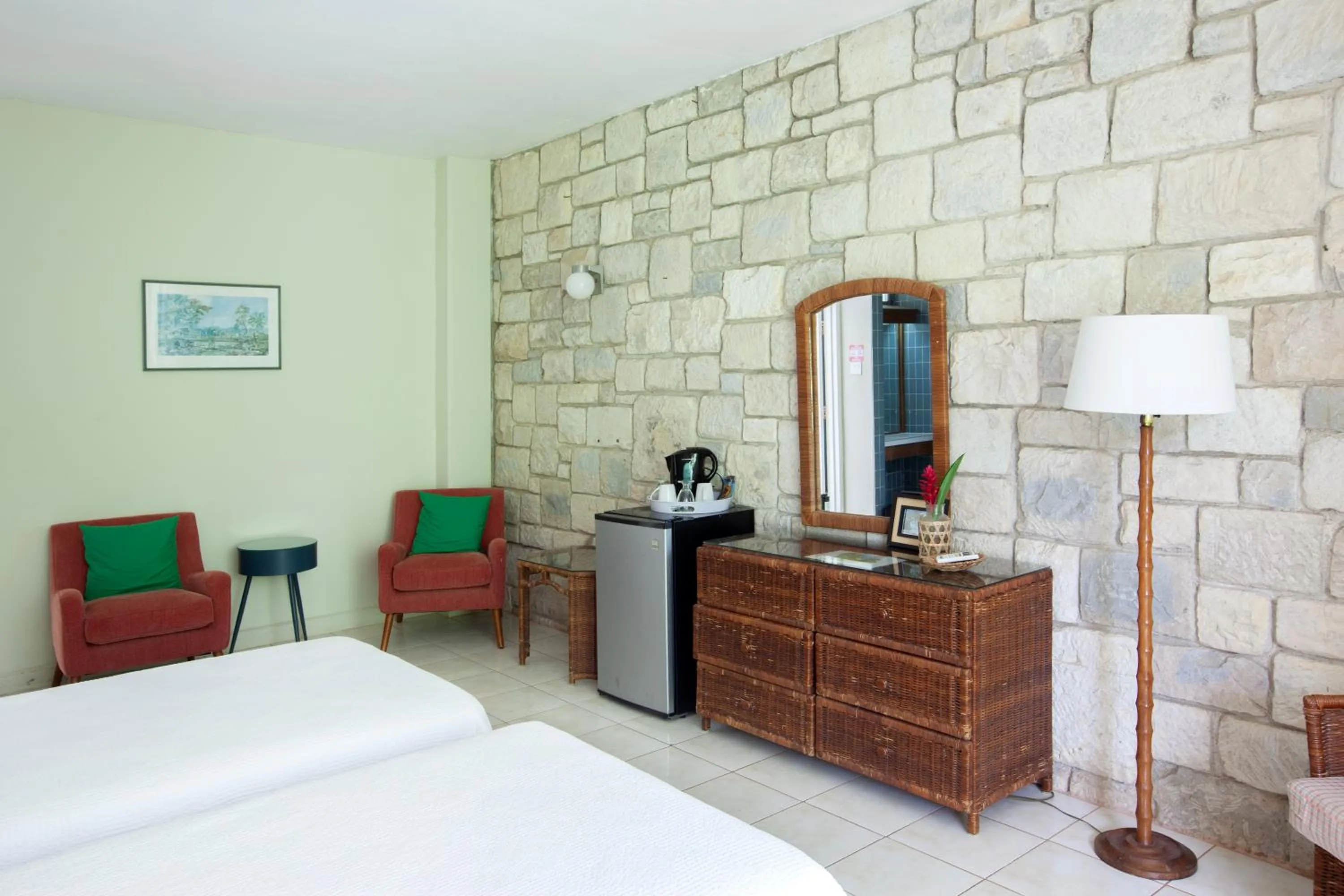 Bed in Frenchman's Cove Resort