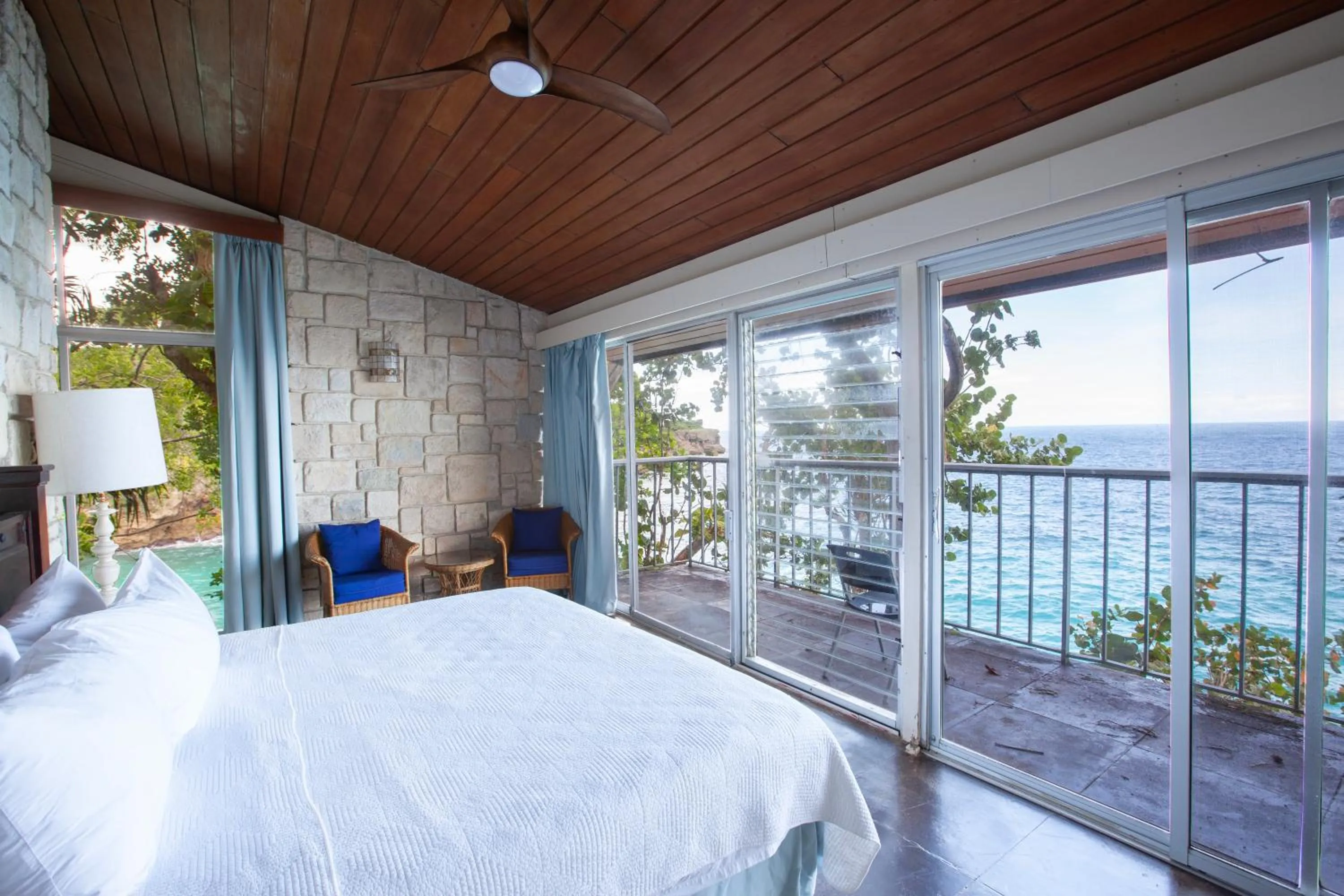 Bed in Frenchman's Cove Resort