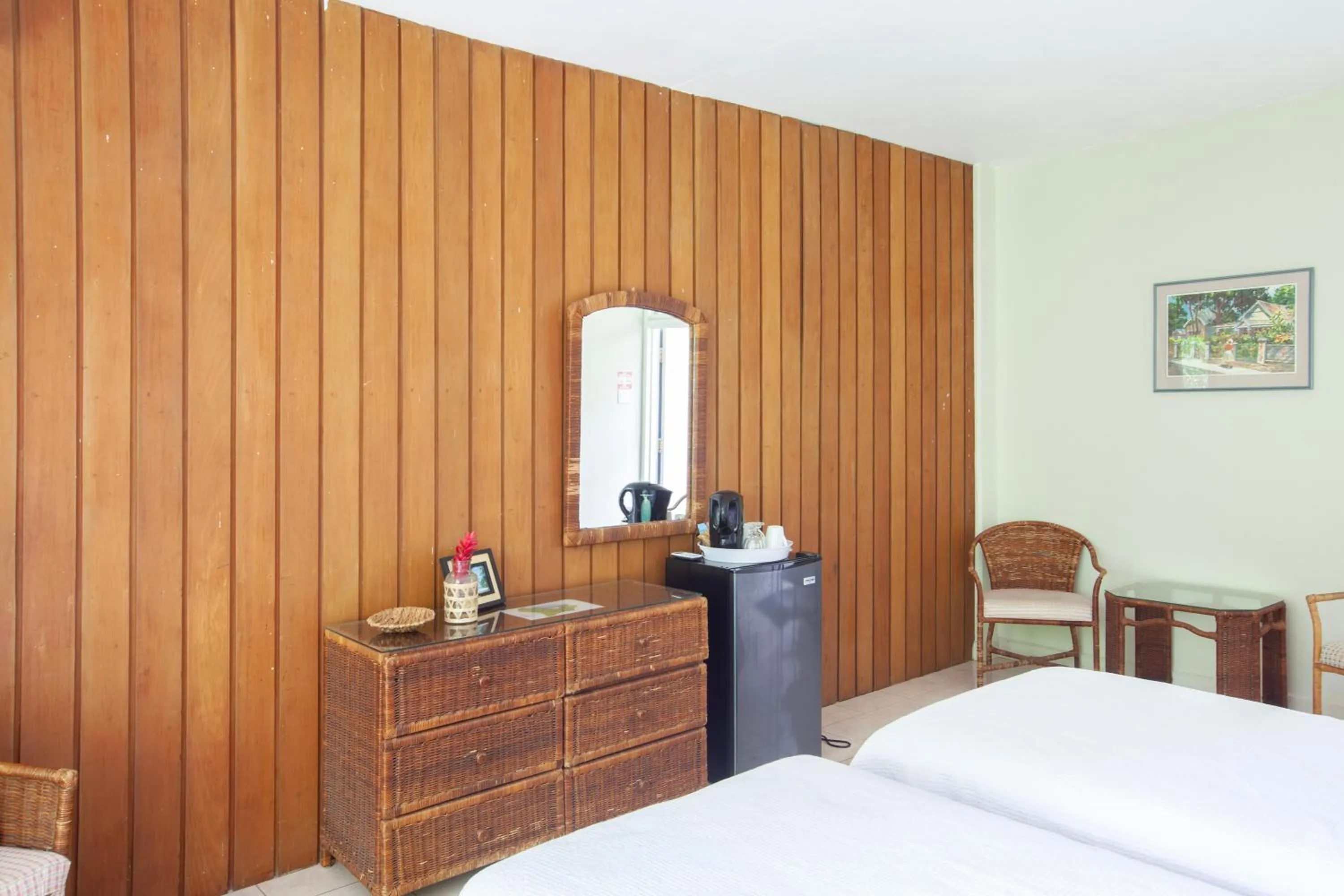 Bed in Frenchman's Cove Resort