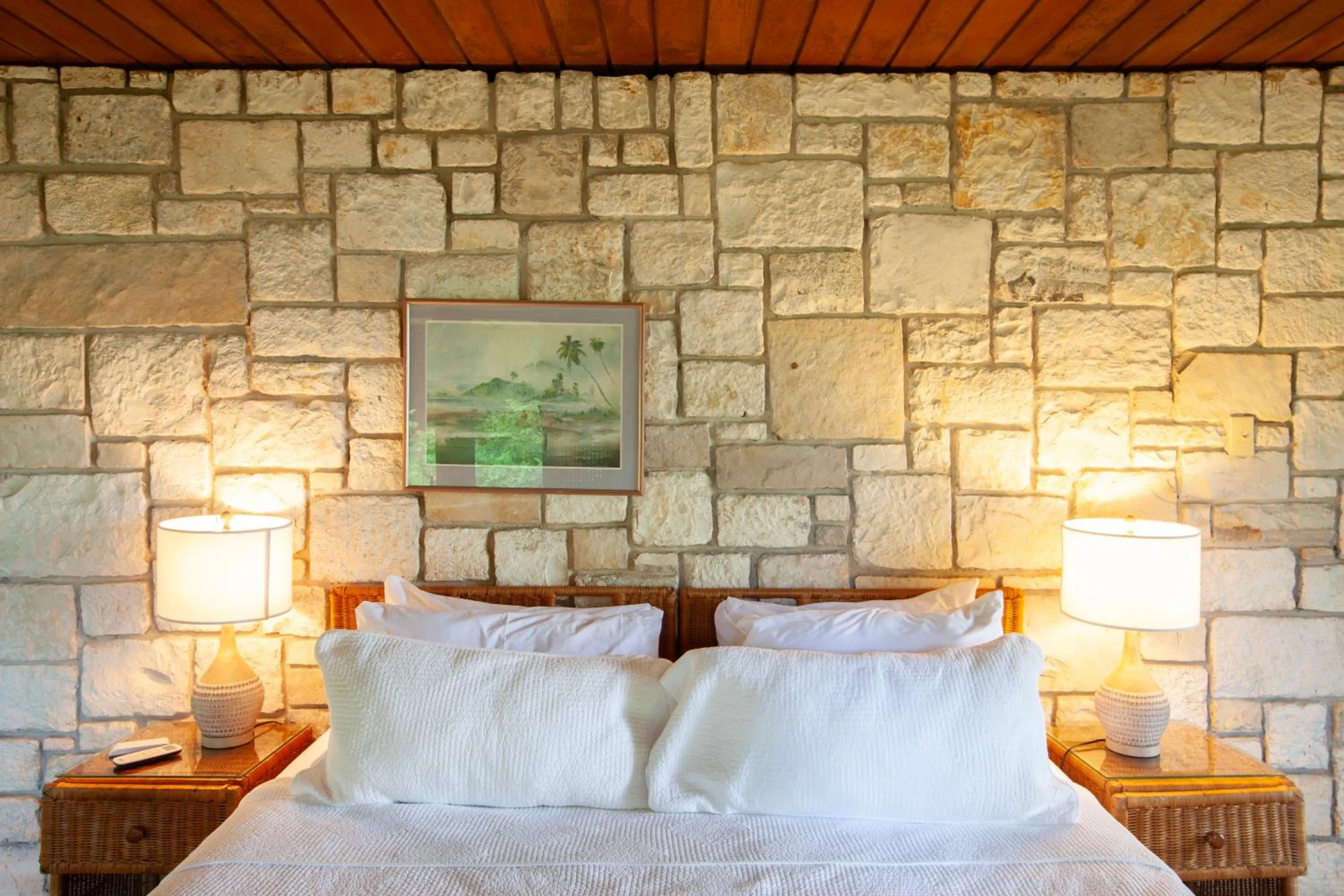 Bed in Frenchman's Cove Resort