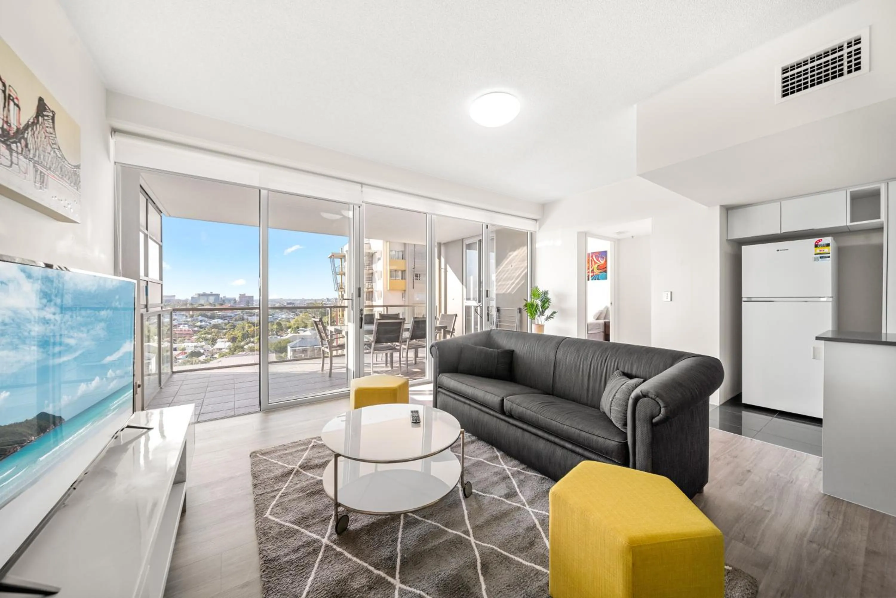 Living room in Oxygen Apartments