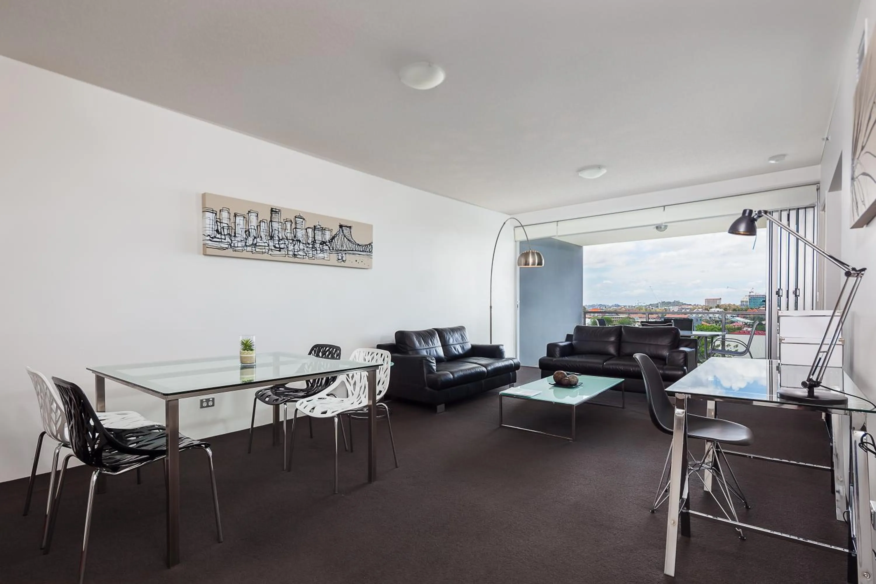 Living room in Oxygen Apartments