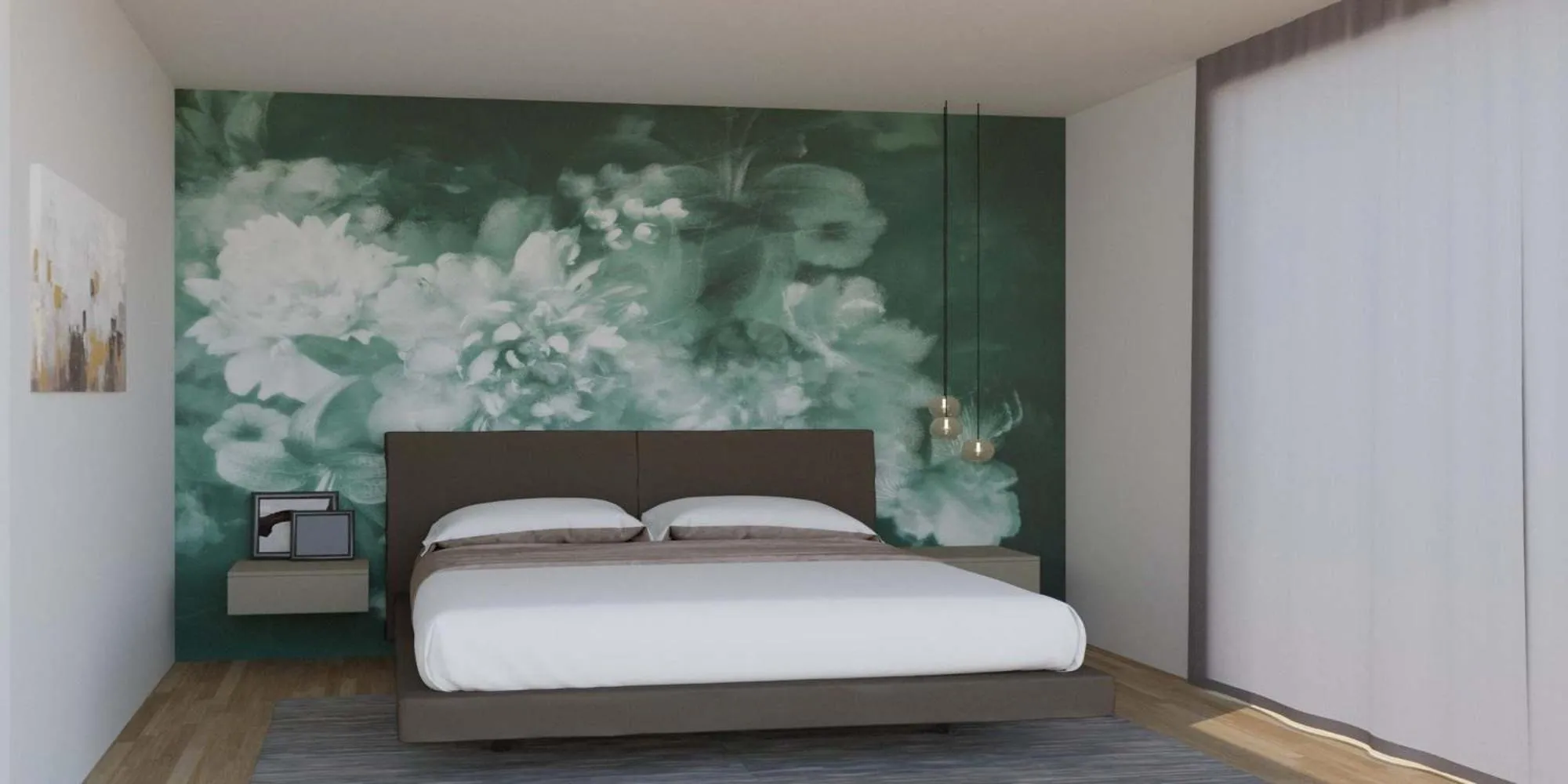 Bed in Hotel Paris Resort