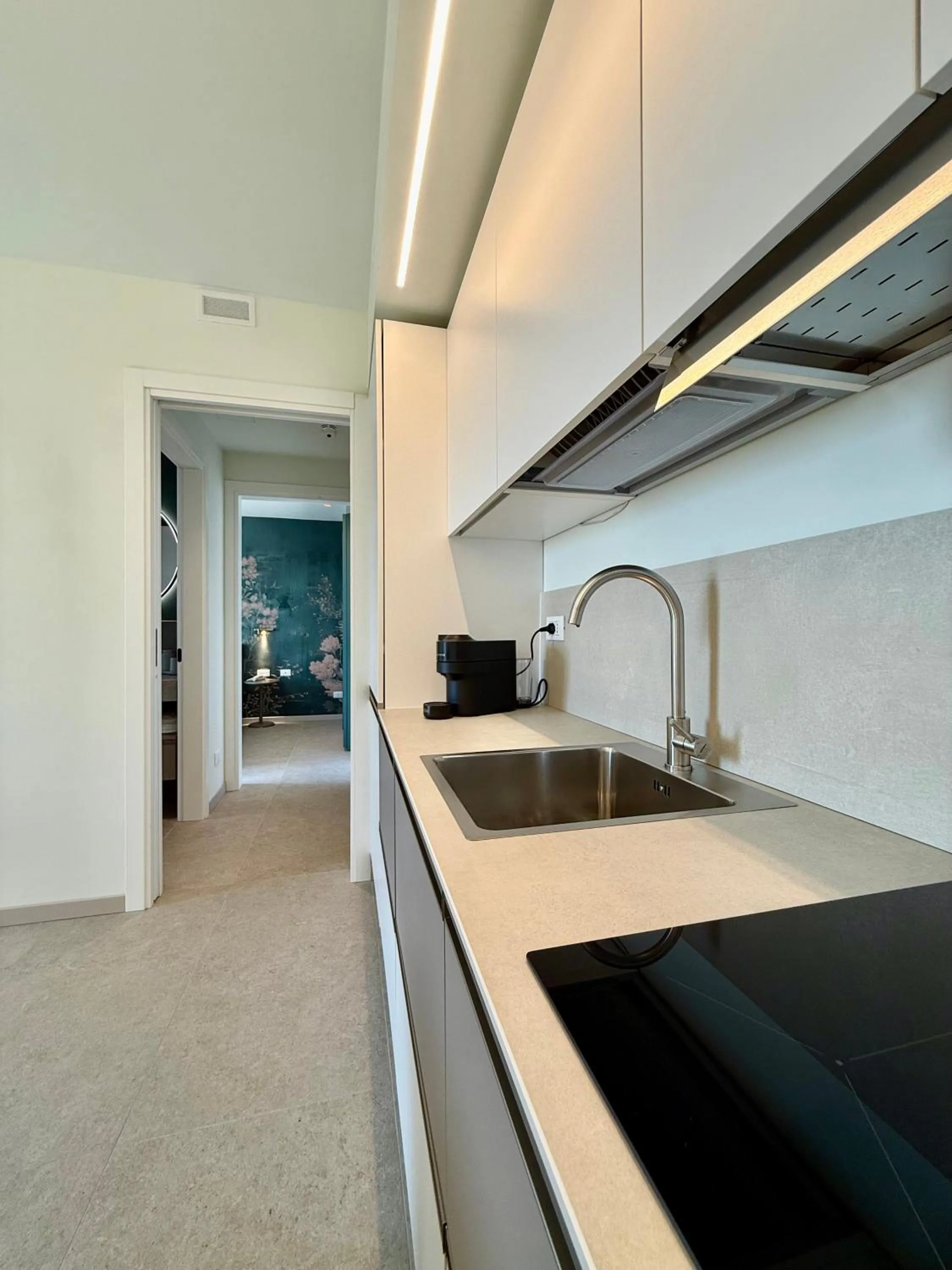 Kitchen or kitchenette in Hotel Paris Resort