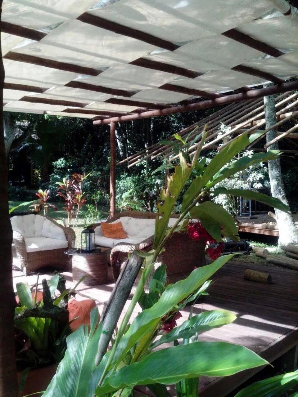 Garden in Praia da Crena