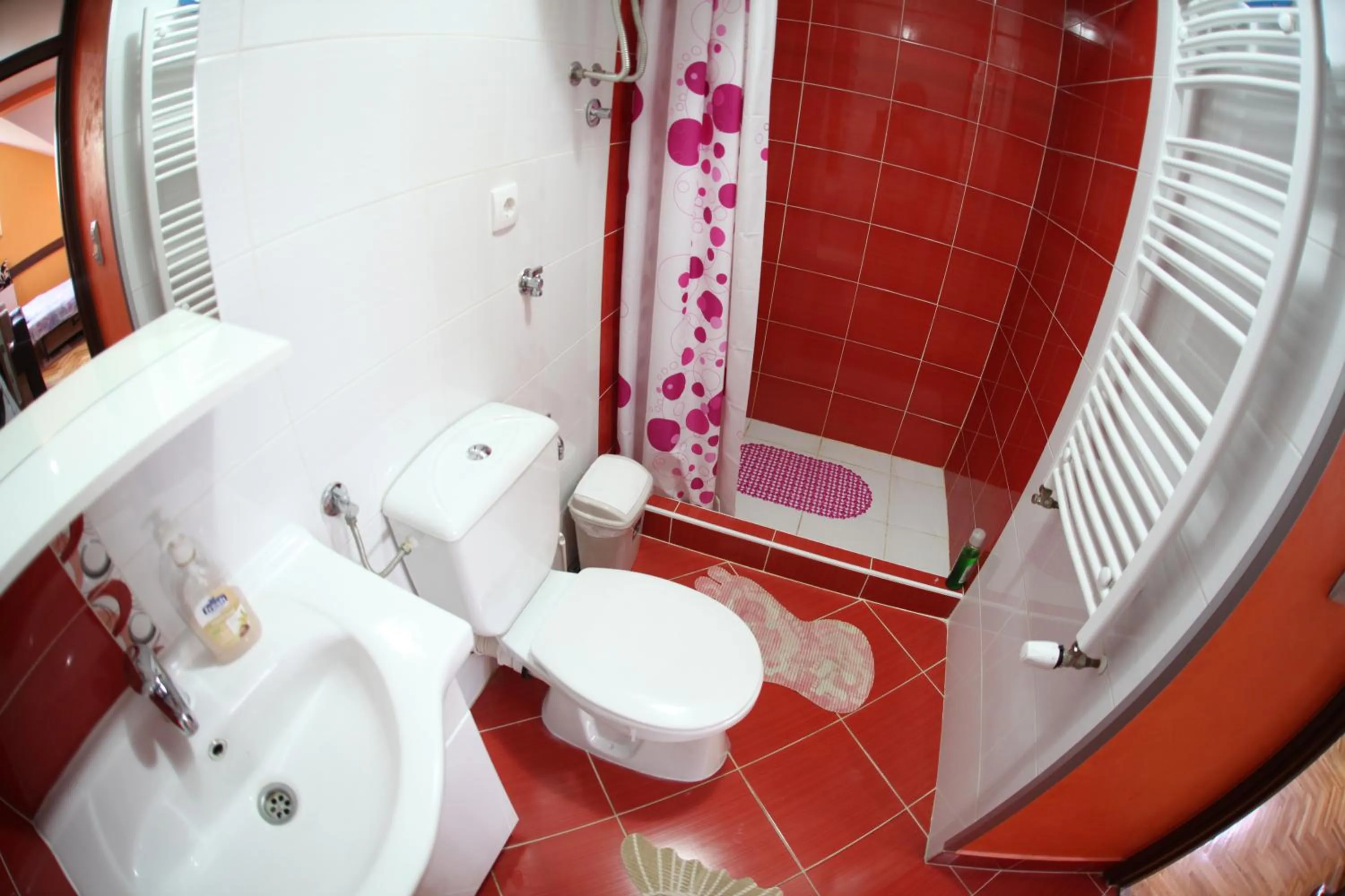 Shower in Apartments Bella Mare Belgrade