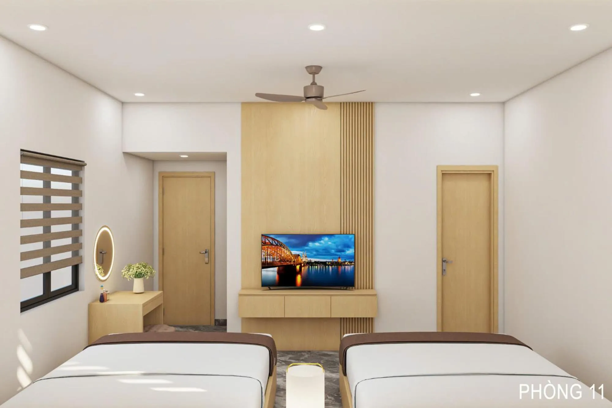 Bedroom, Bed in Nam Hội An Hotel - Near Vinpearl Nam Hội An