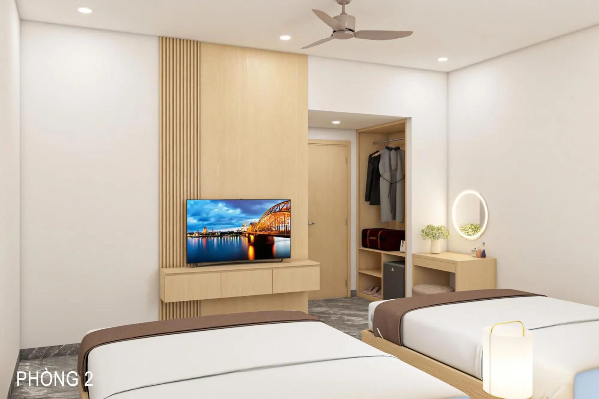 Bedroom, Bed in Nam Hội An Hotel - Near Vinpearl Nam Hội An