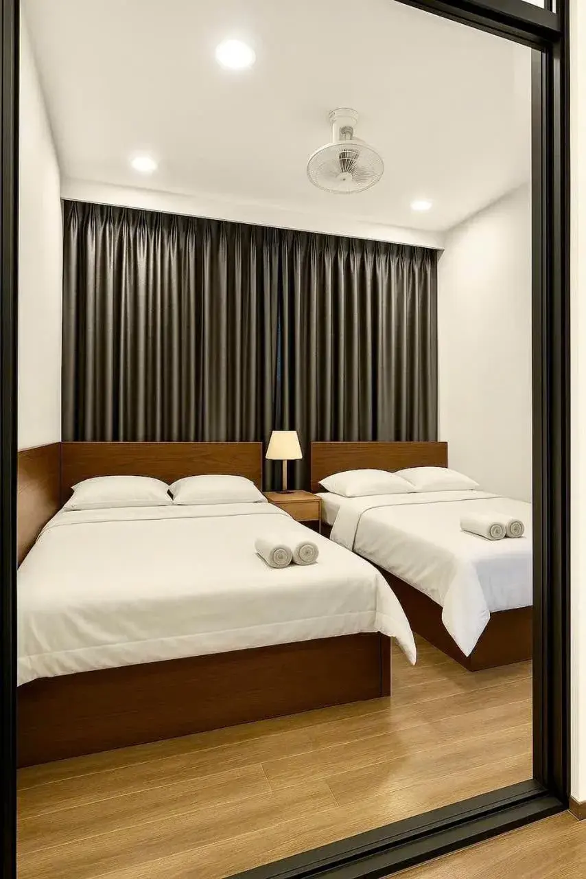 Bedroom, Bed in Nam Hội An Hotel - Near Vinpearl Nam Hội An Bedroom, Bed in Nam Hội An Hotel - Near Vinpearl Nam Hội An