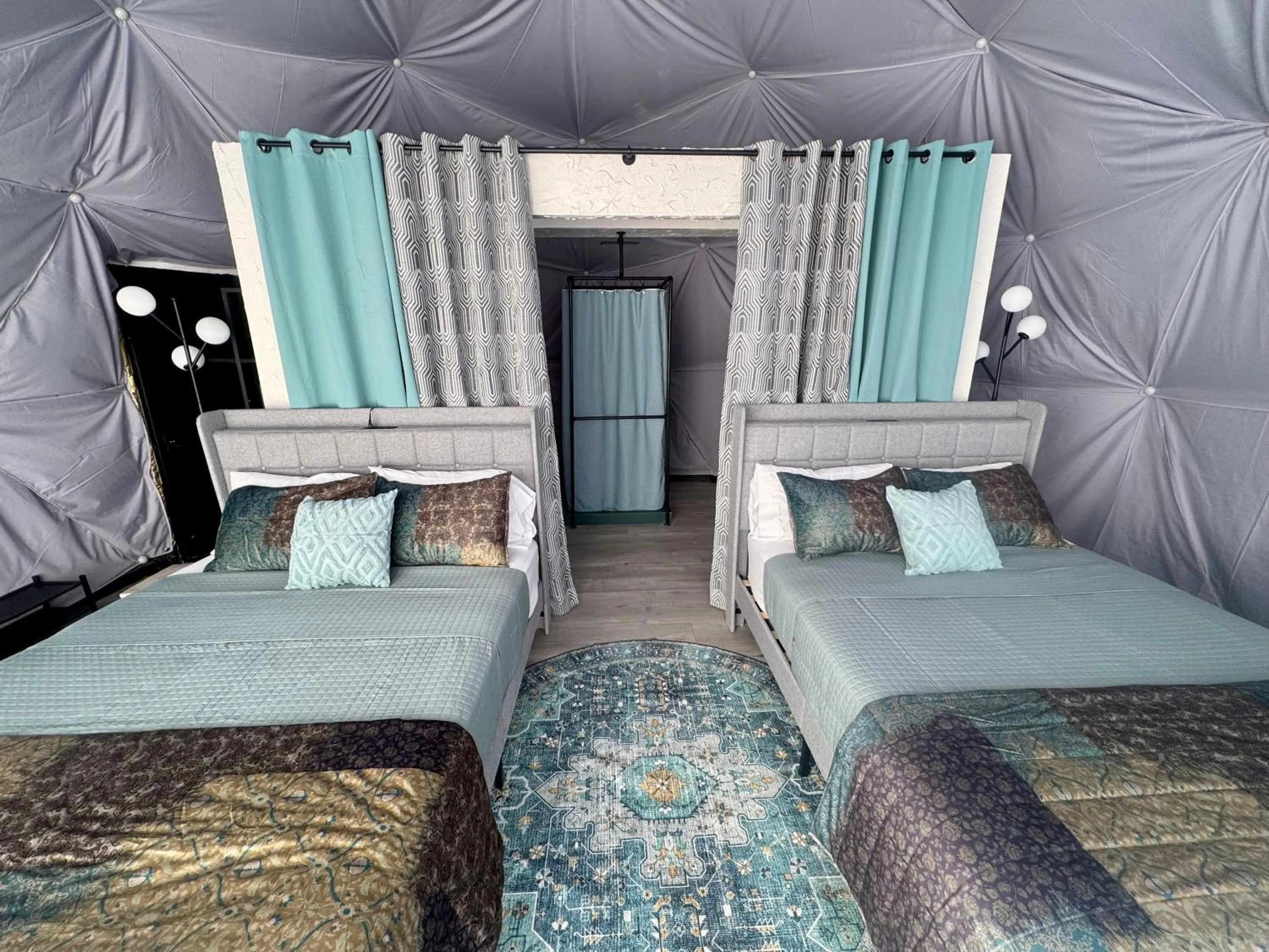 Bedroom, Bed in DayDreamer Domes