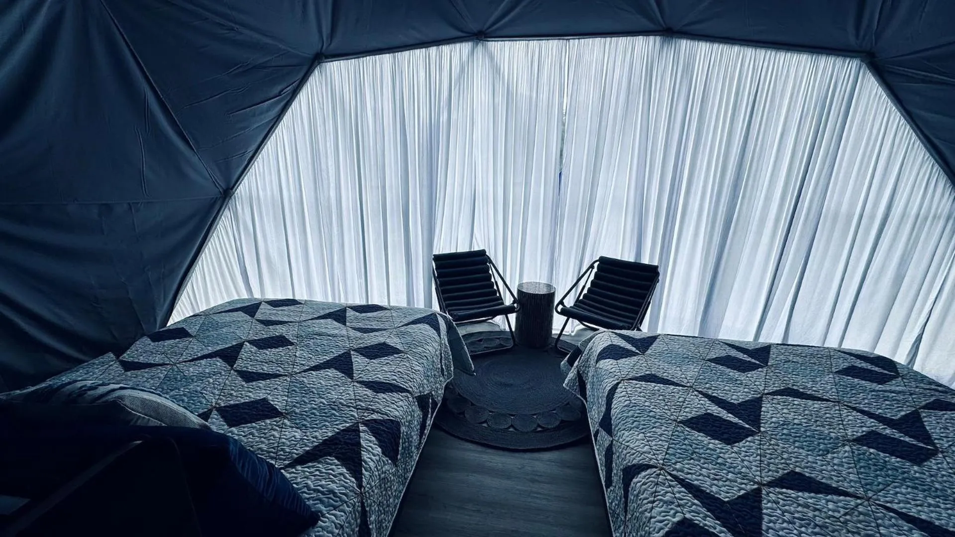 Bed in DayDreamer Domes