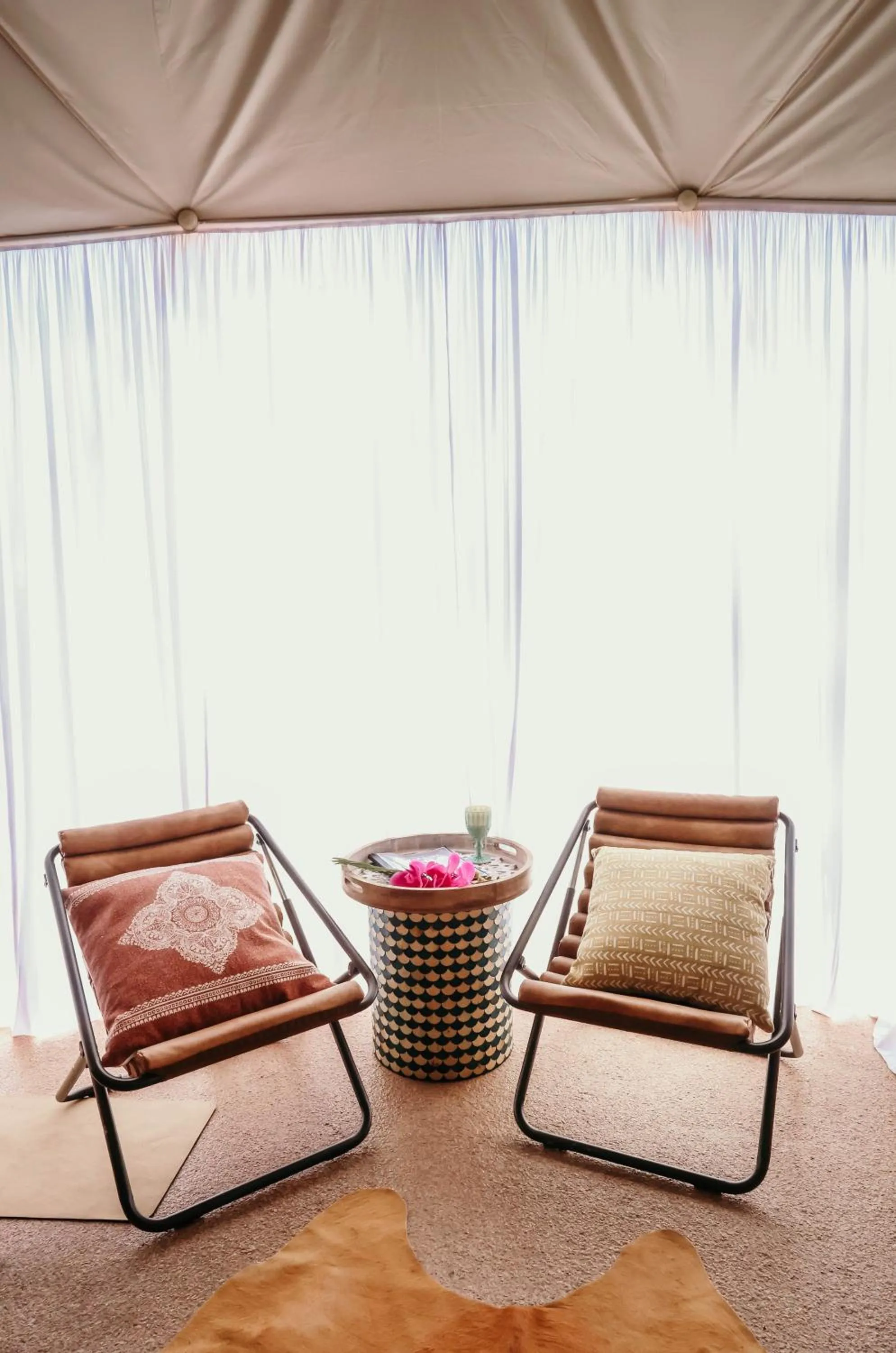 Living room in DayDreamer Domes