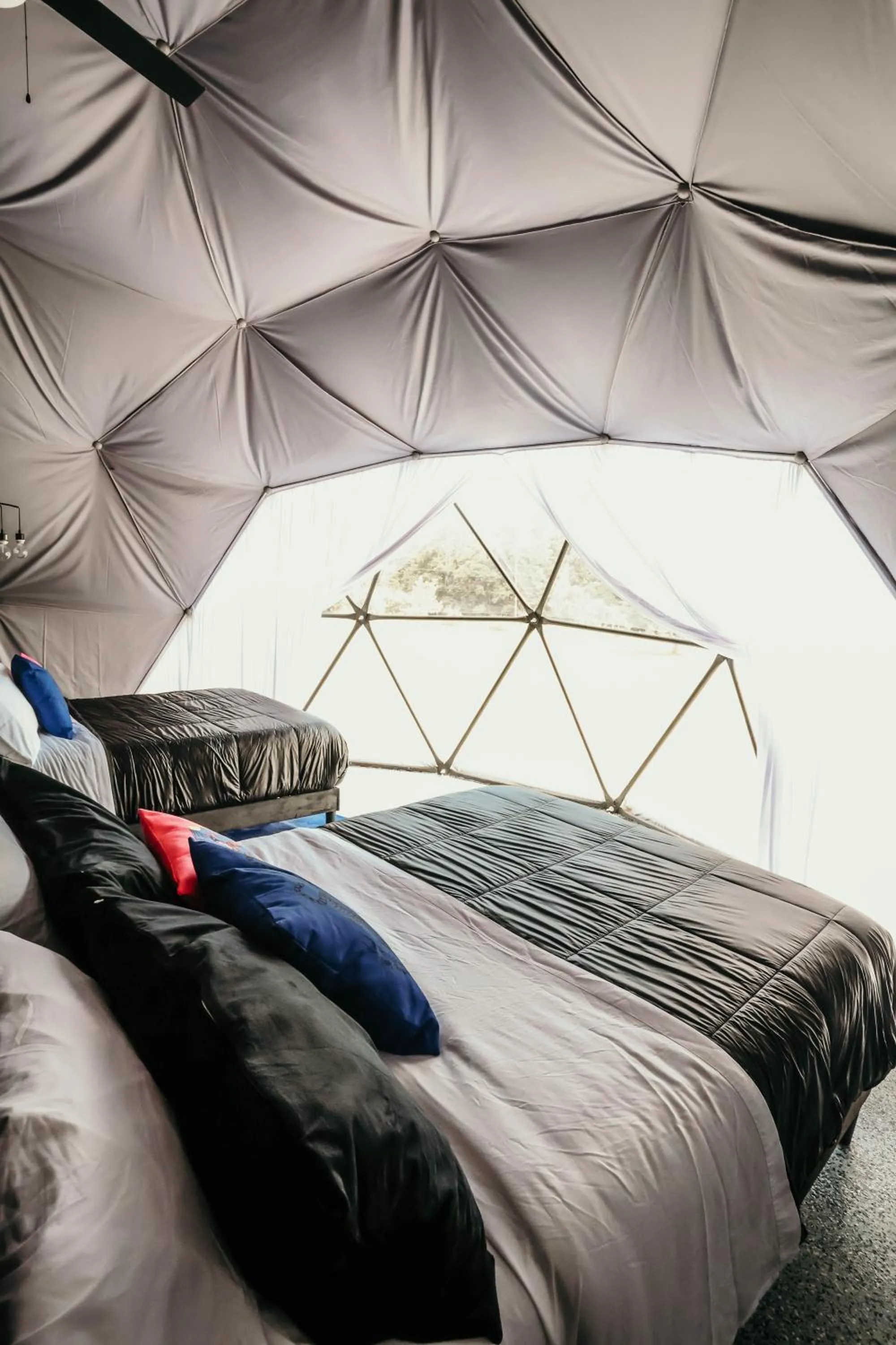 Bedroom, Bed in DayDreamer Domes