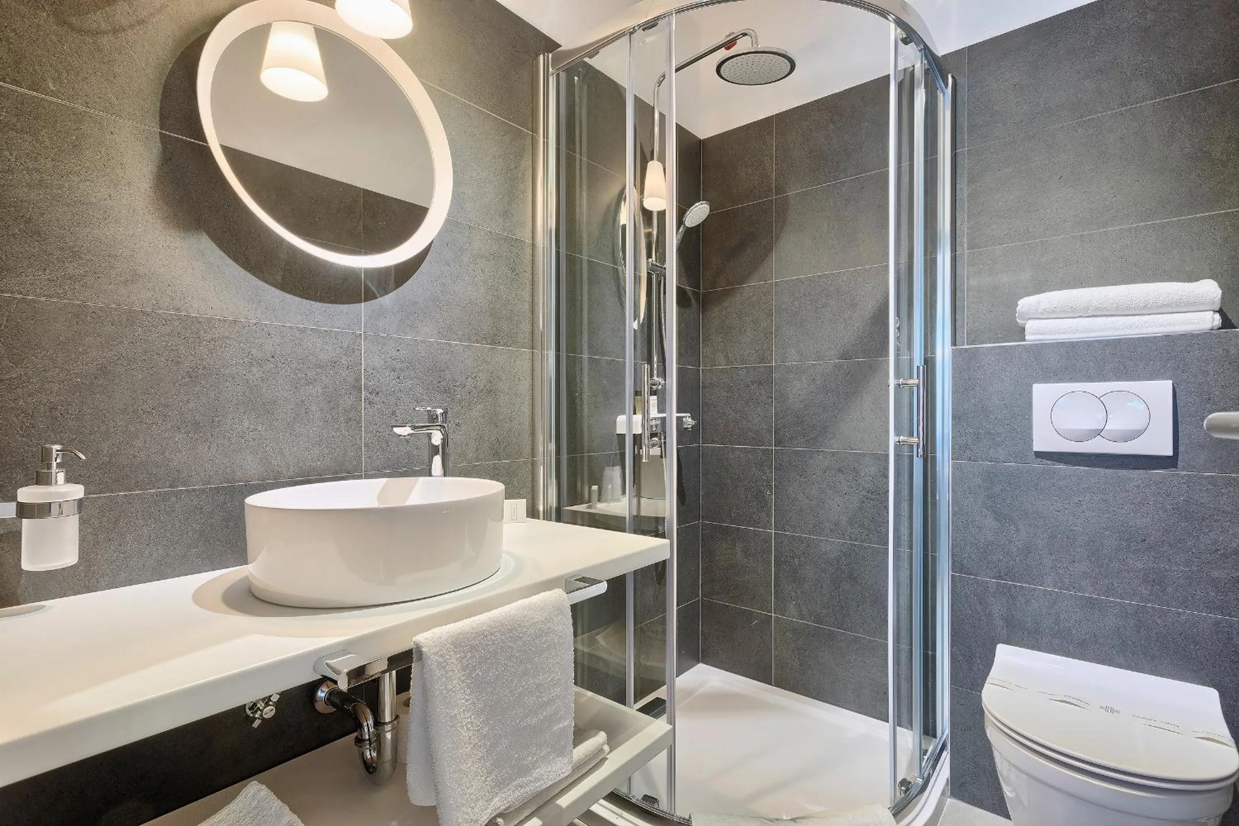 Shower in Astinian apartments Jadranka