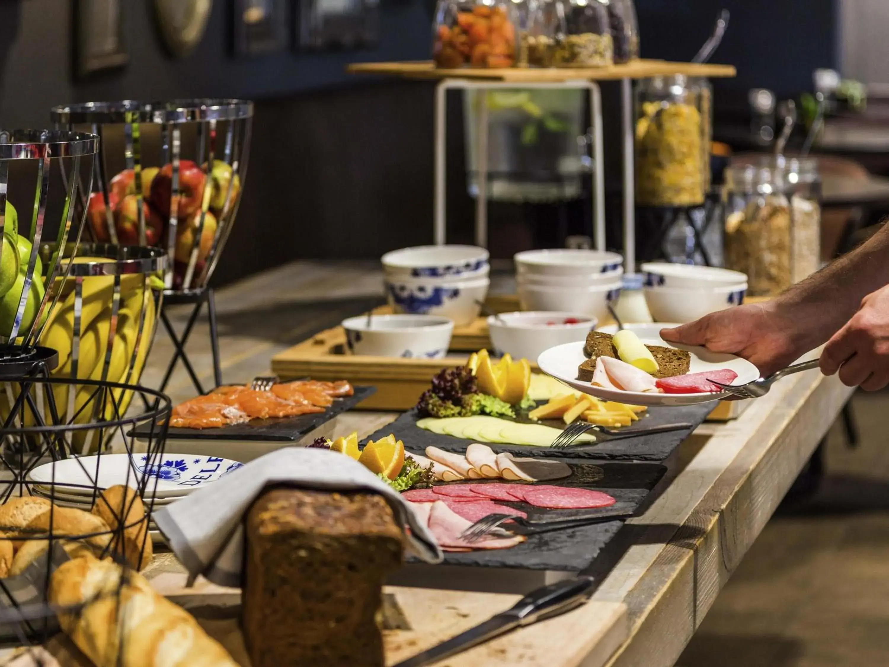 Breakfast in Mercure Amsterdam City Hotel Breakfast in Mercure Amsterdam City Hotel