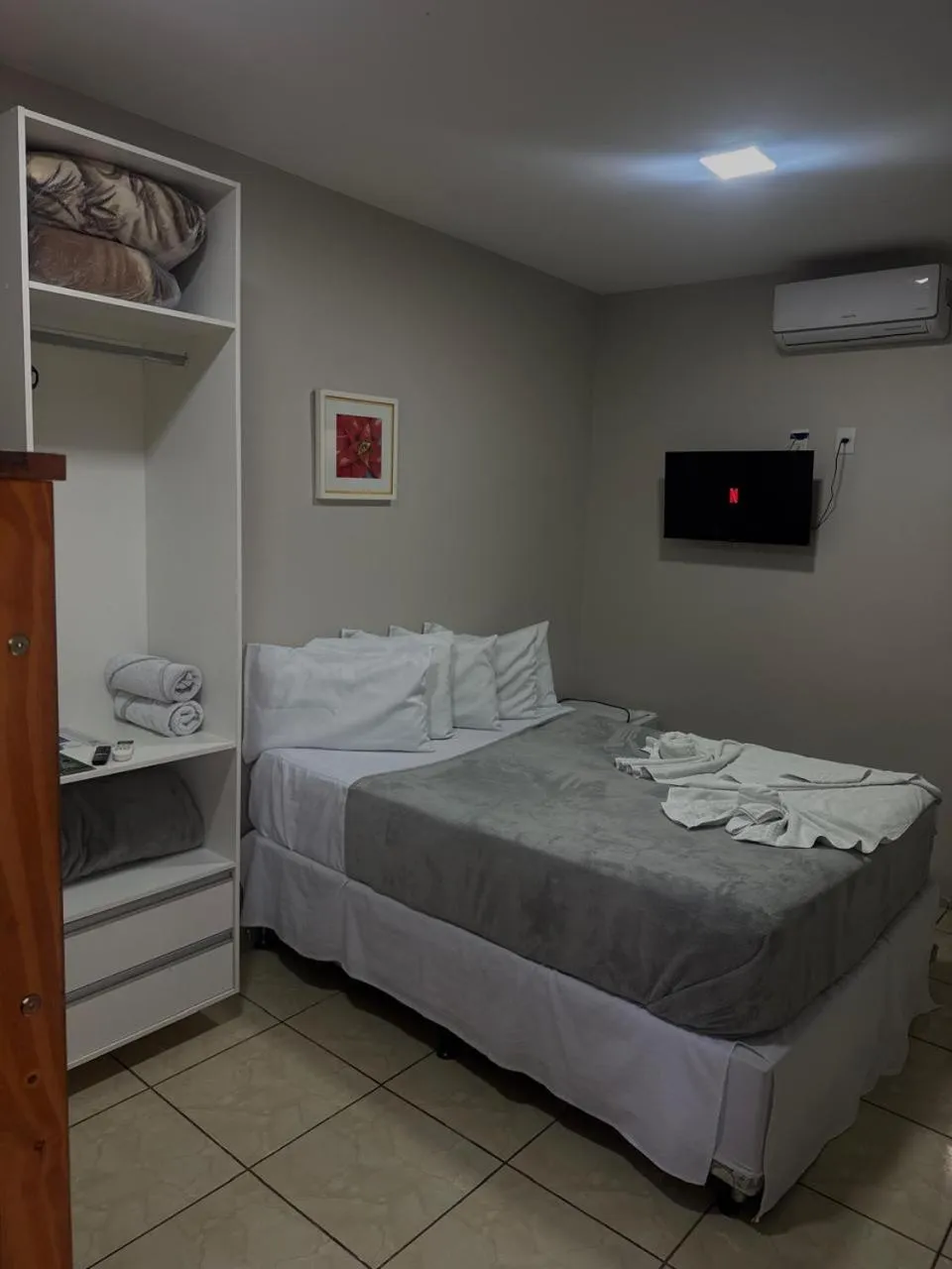 Bed in Pousada Papaya - Bonito