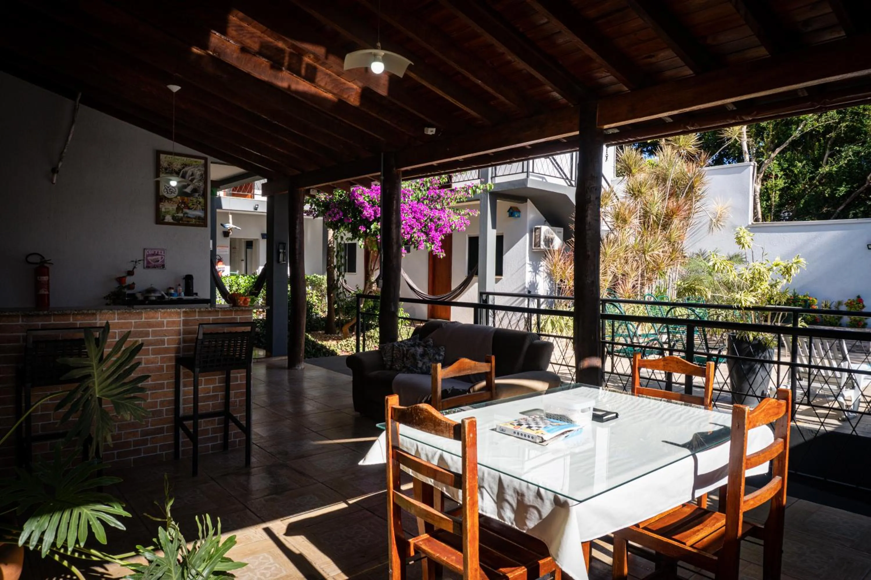 Garden in Pousada Papaya - Bonito