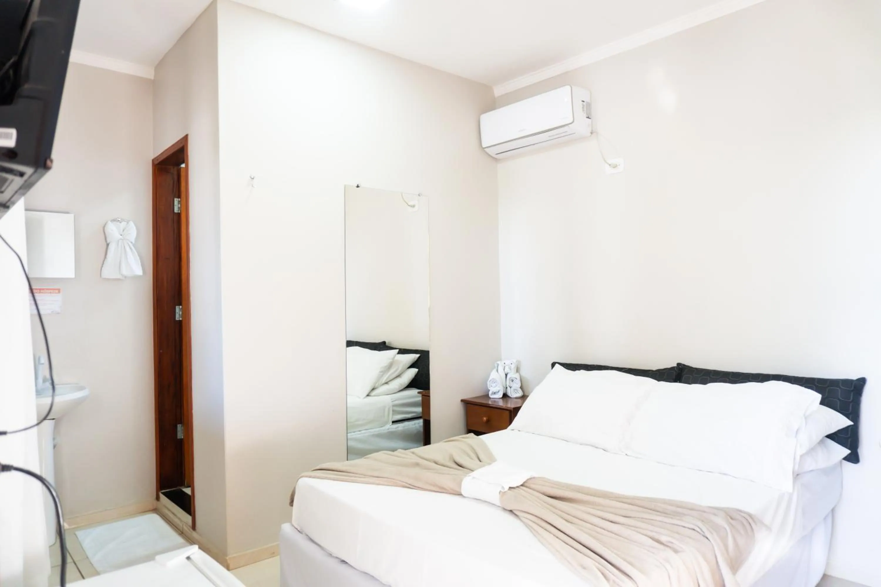 Bed in Pousada Papaya - Bonito