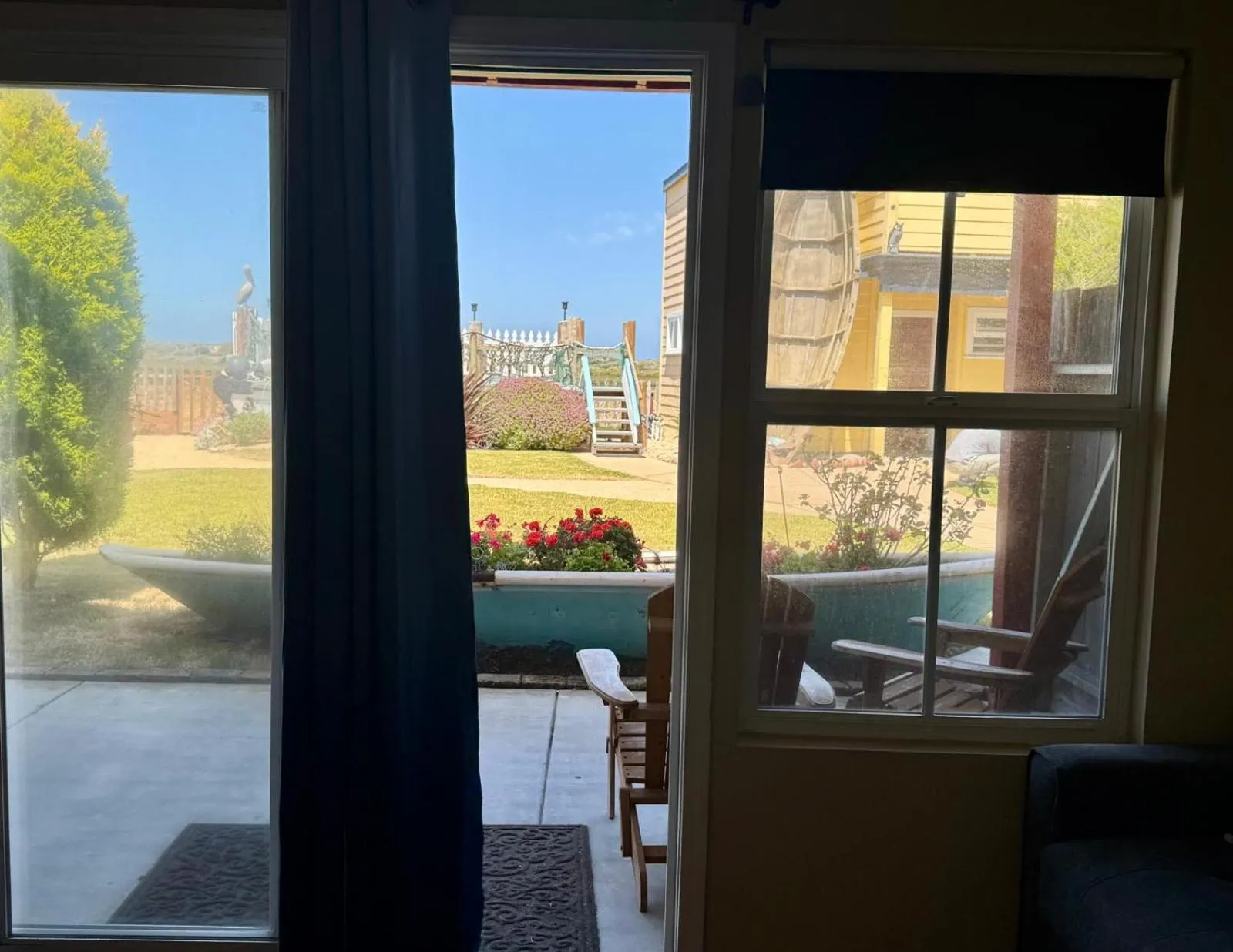 Patio in Captain's Inn at Moss Landing