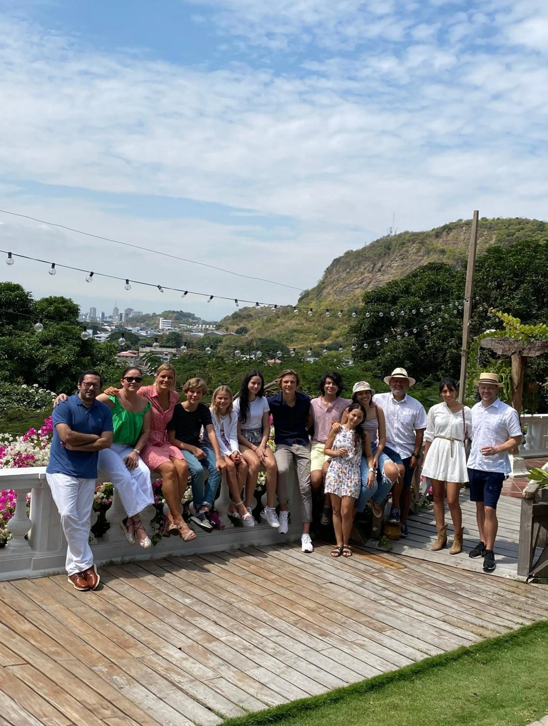 group of guests in Iguanazu Bed & Breakfast