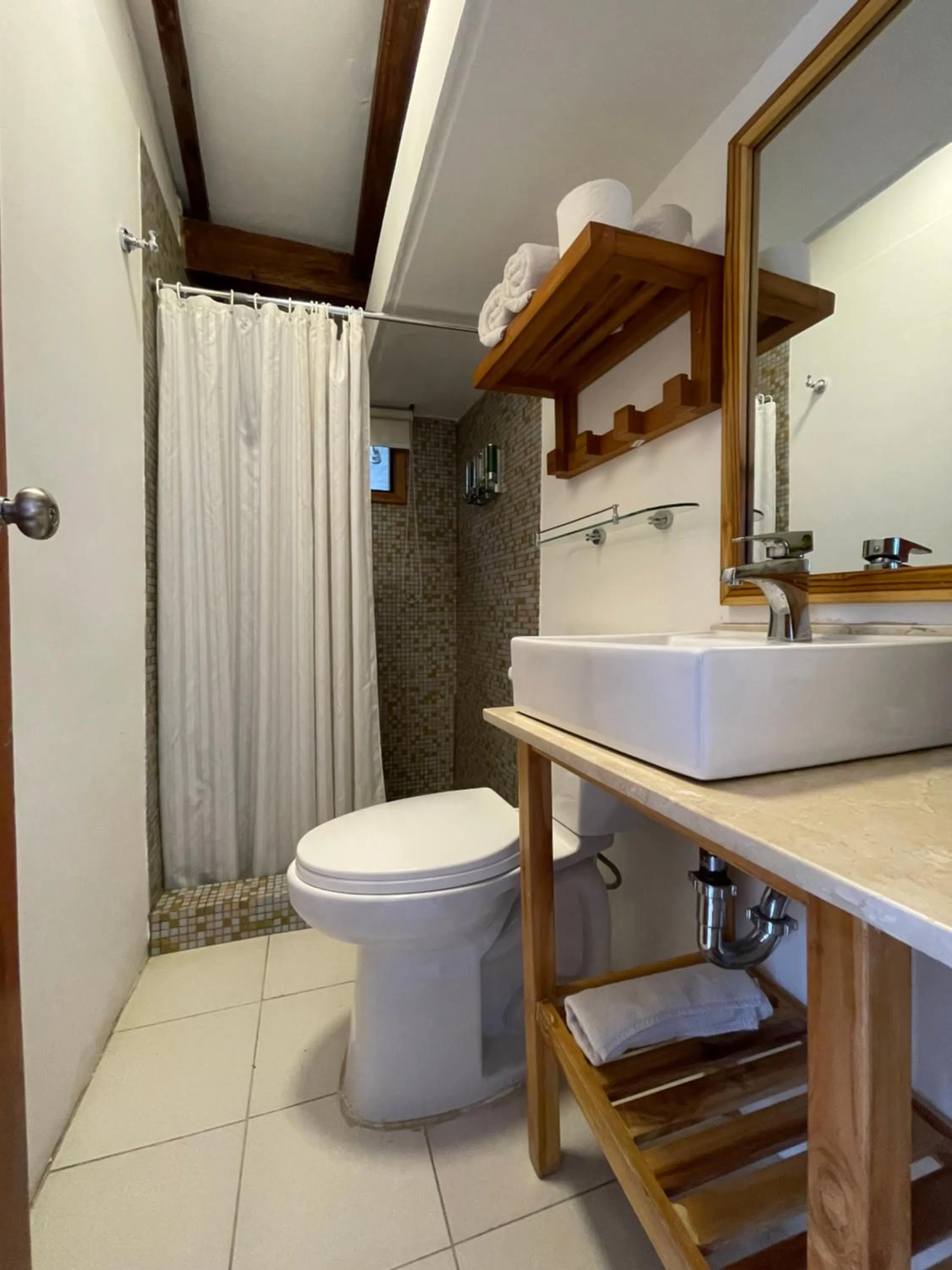 Shower in Iguanazu Bed & Breakfast