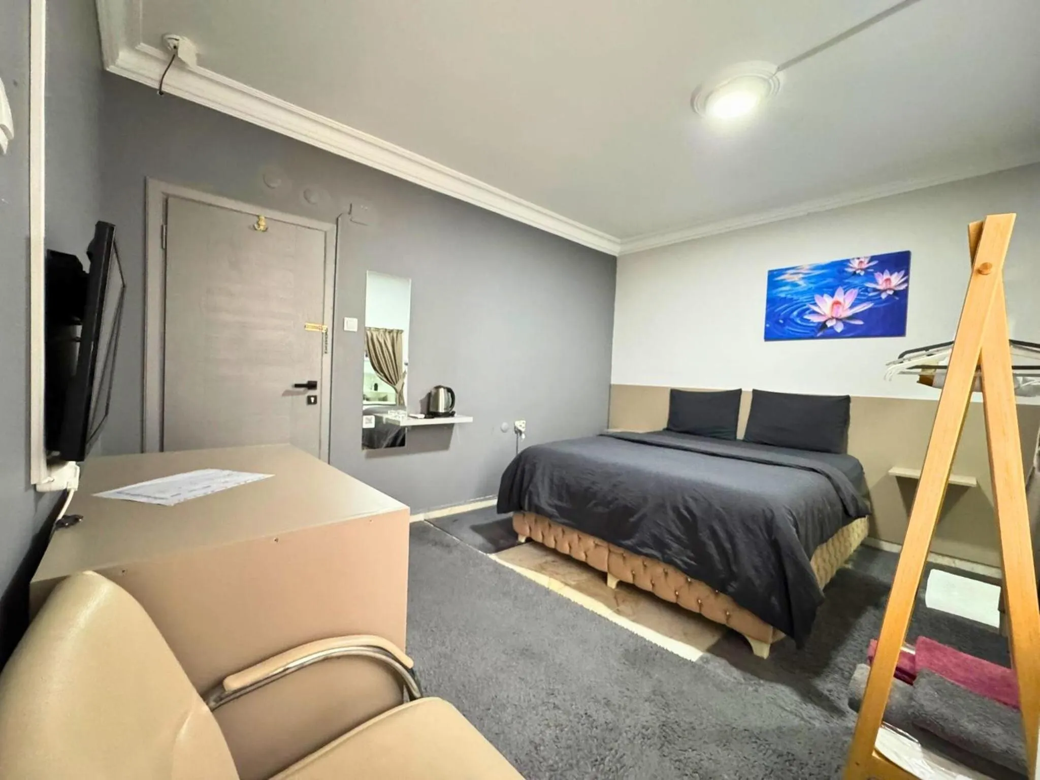 Bedroom, Bed in Grond Konaklama Mersin